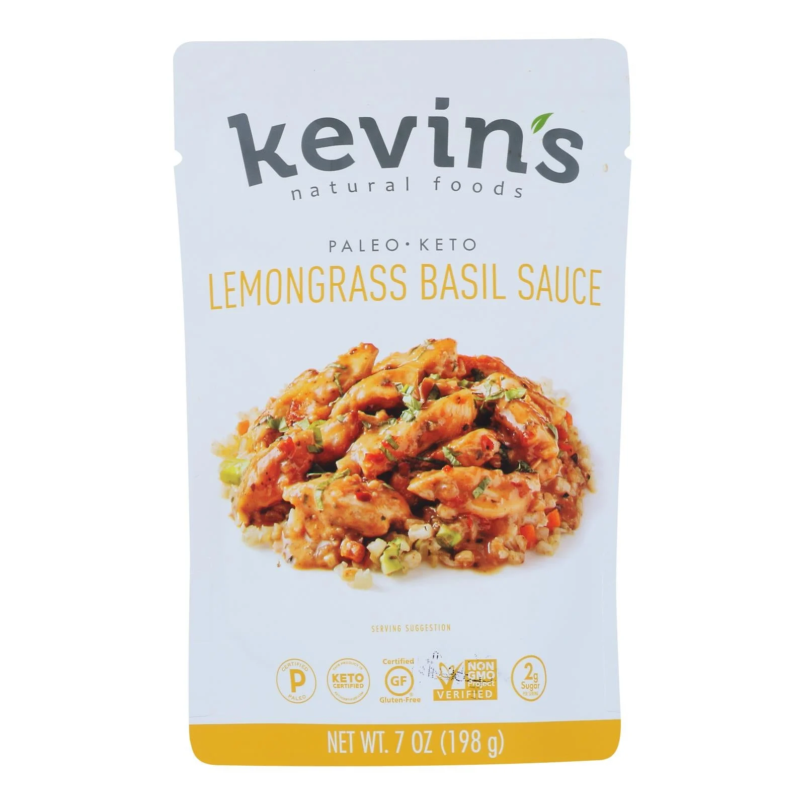 Kevin's Natural Foods - Sauce Lemongrass Basil - Case of 12-7 Ounce