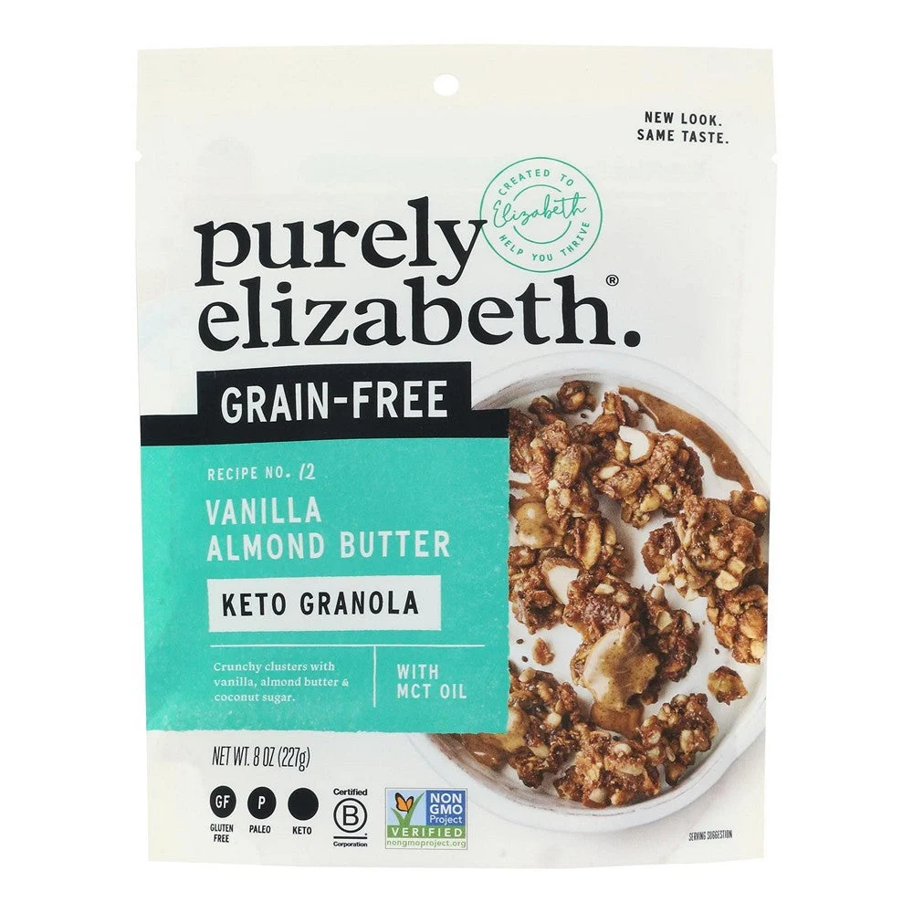 Purely Elizabeth - Gran Gluten Free Vanilla Almnd Butter - Case of 6 - 8 OZ