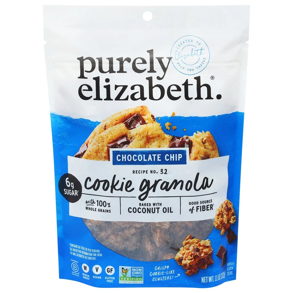Purely Elizabeth - Cookie Granola Chocolate Chip - Case of 6-11 OZ