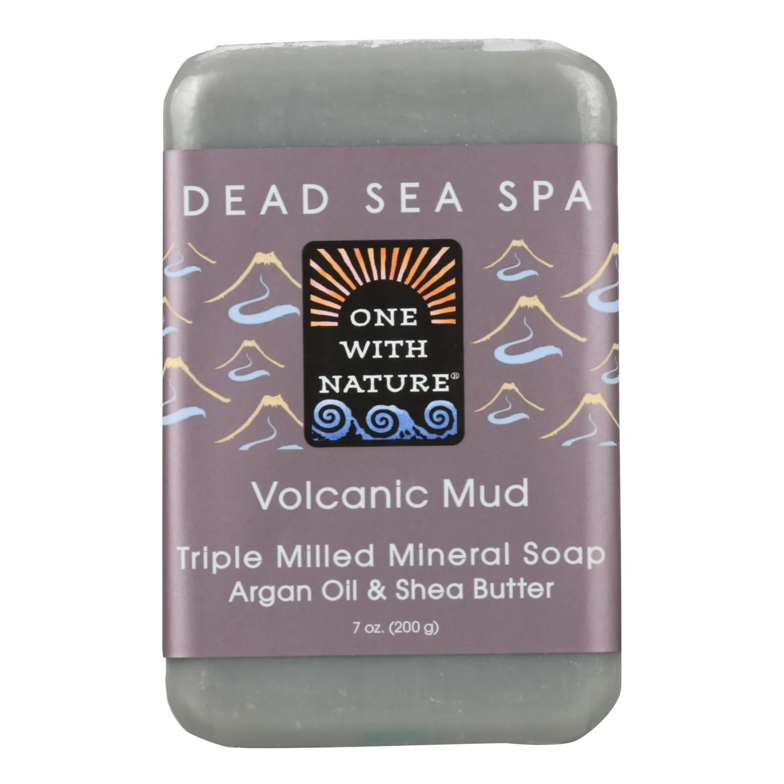 One With Nature - Bar Soap Volcanic Mud - 1 Each 1-7 Ounce