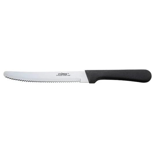 Winco Steak Knife With 5 Inch Polypropylene Handle 1 Dozen