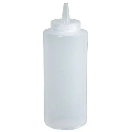 Winco 24 Ounce Clear Squeeze Bottle  1 - 6 Cnt