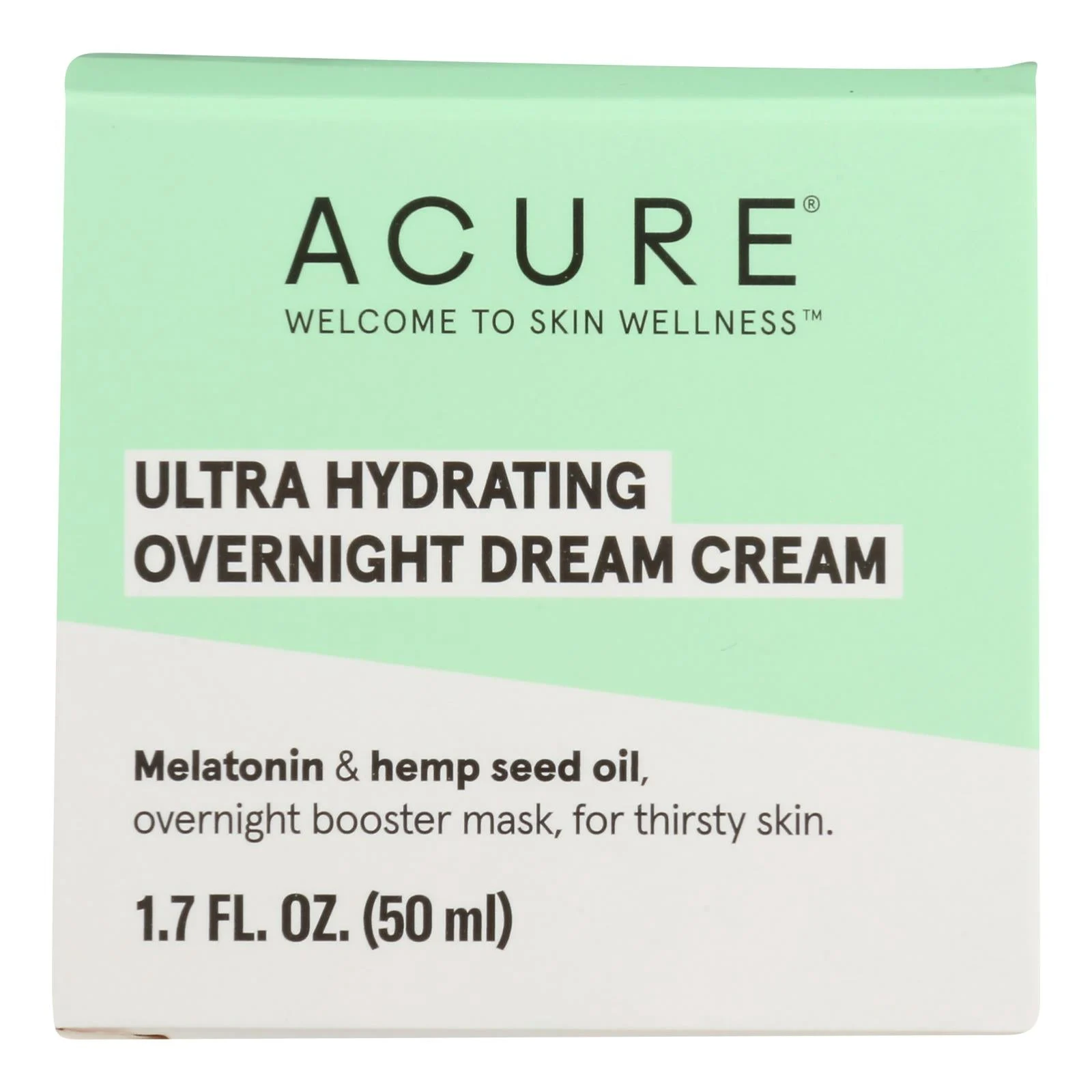 Acure - Cream Ultra Hydrt Ovrnght - 1 Each-1.7 Fluid Ounce