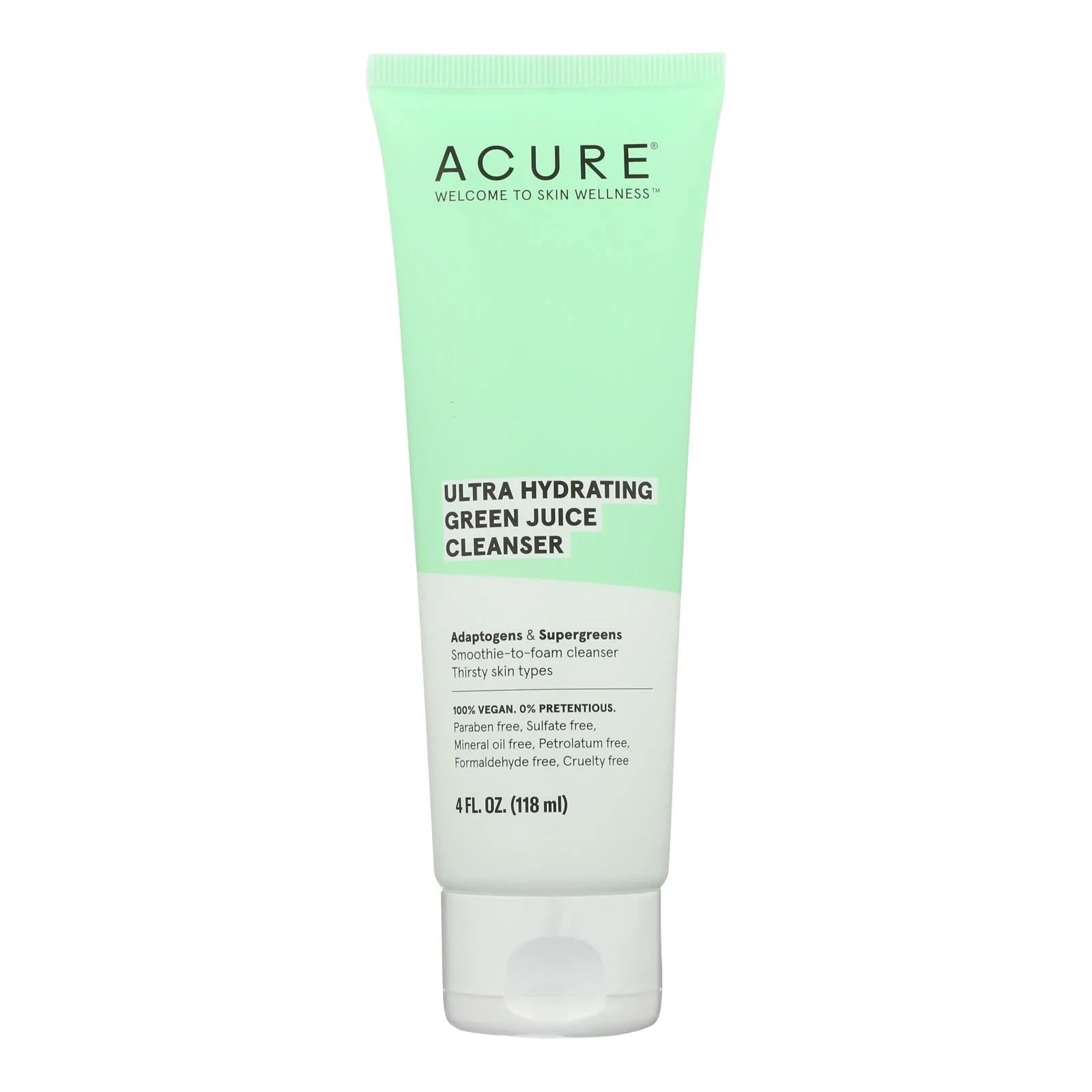 Acure - Cleanser Ultra Hydrt Green Juice - 1 Each-4 Fluid Ounce
