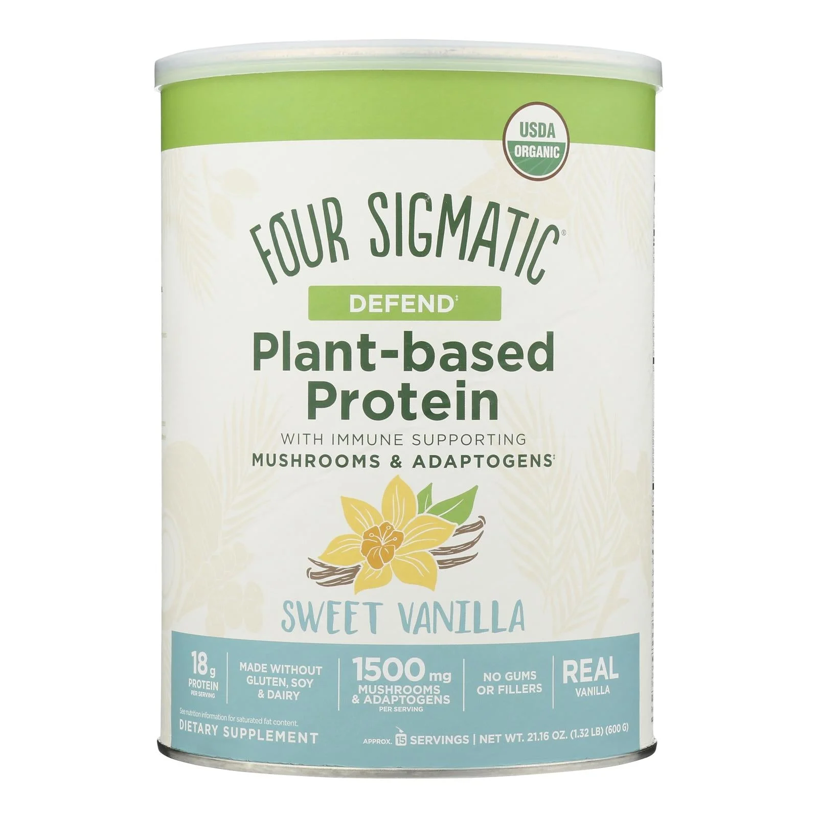 Four Sigmatic - Protein Plnt Bs Sweet Vnla - 1 Each-21.16 Ounce