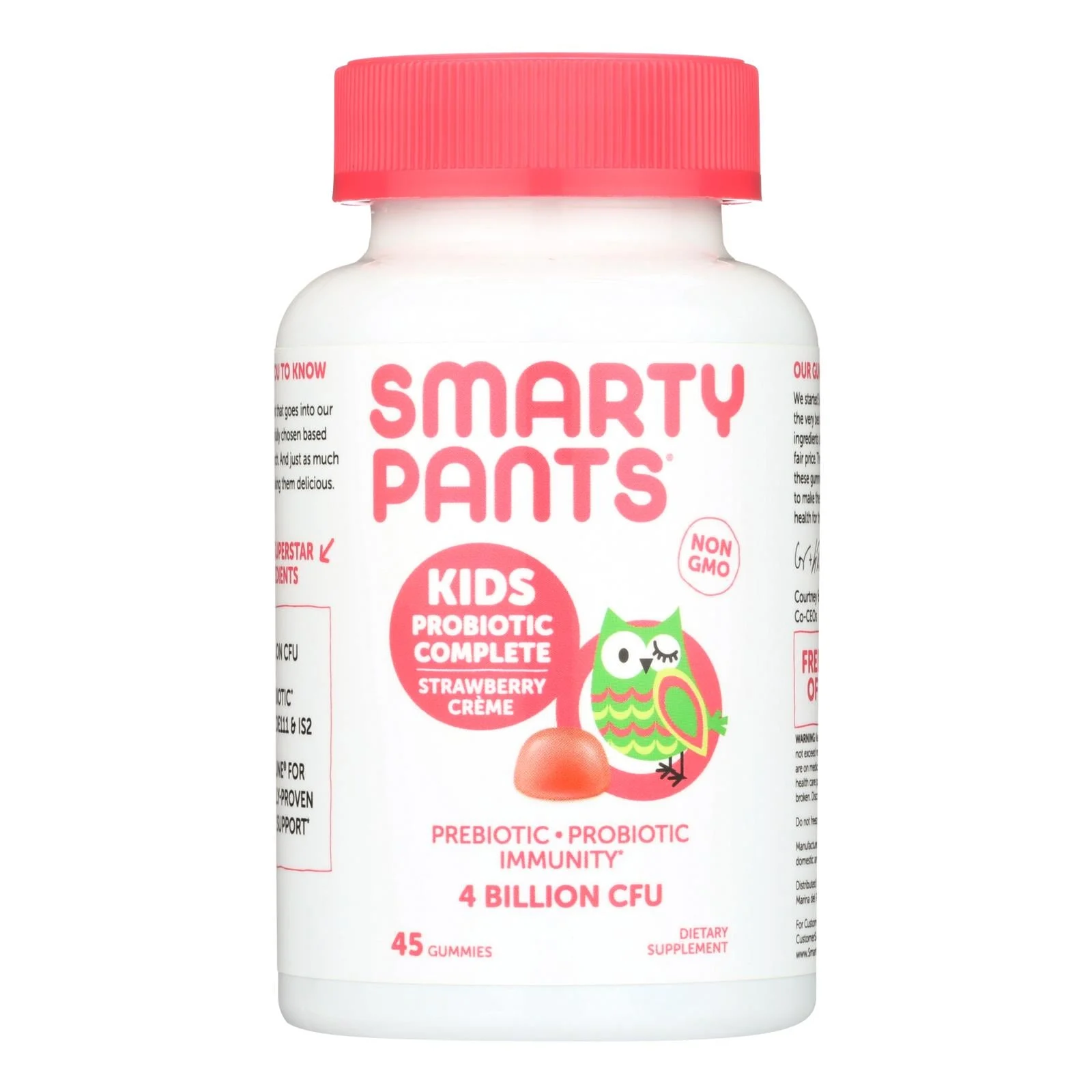 Smarty Pants Strawberry Creme Kids Probiotic Complete Dietary Supplement - 1 Each - 45 Count
