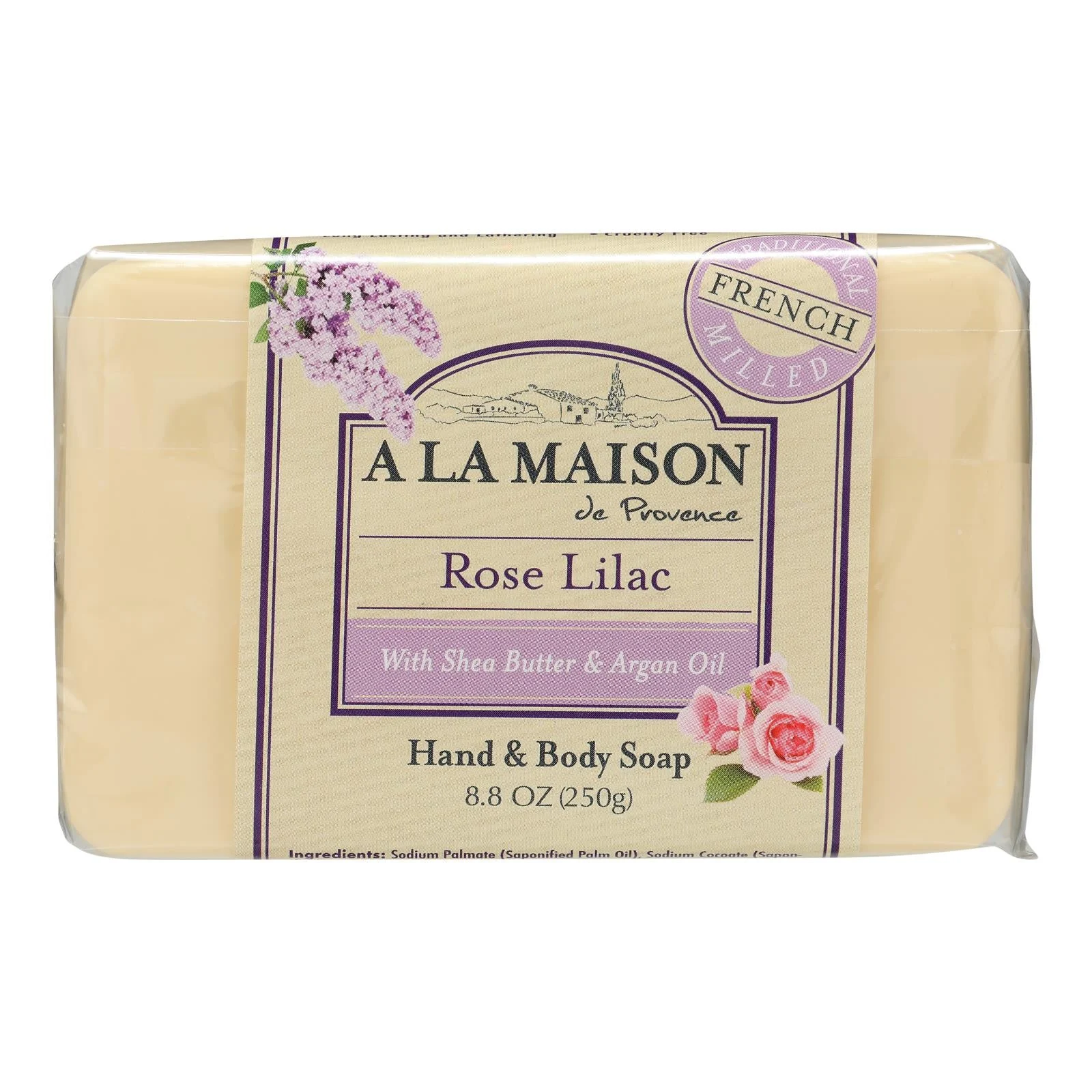 A La Maison - Bar Soap - Rose Lilac - 8.8 Ounce