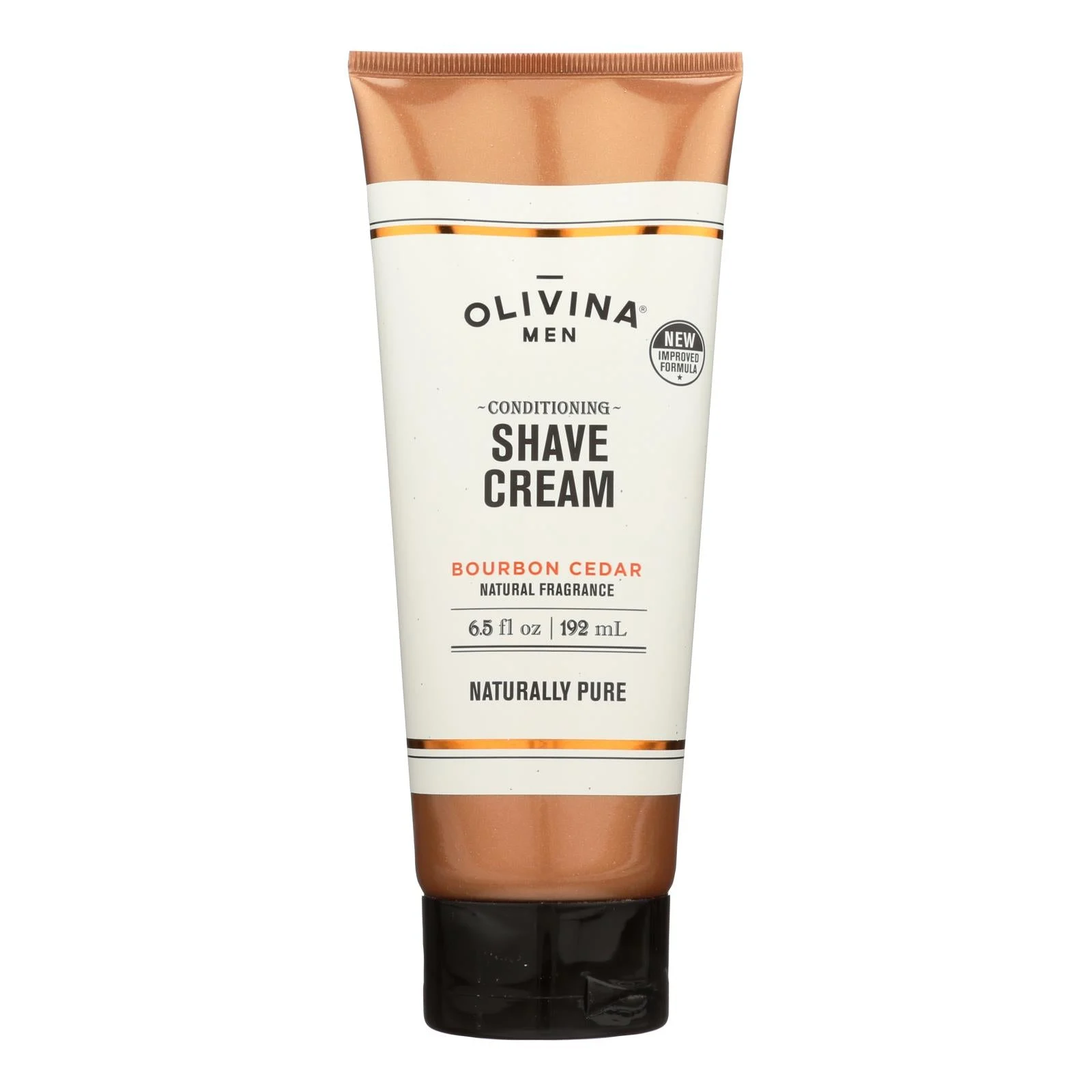 Olivina Men Bourbon Cedar Conditioning Shave Cream - 1 Each - 6.5 Ounce