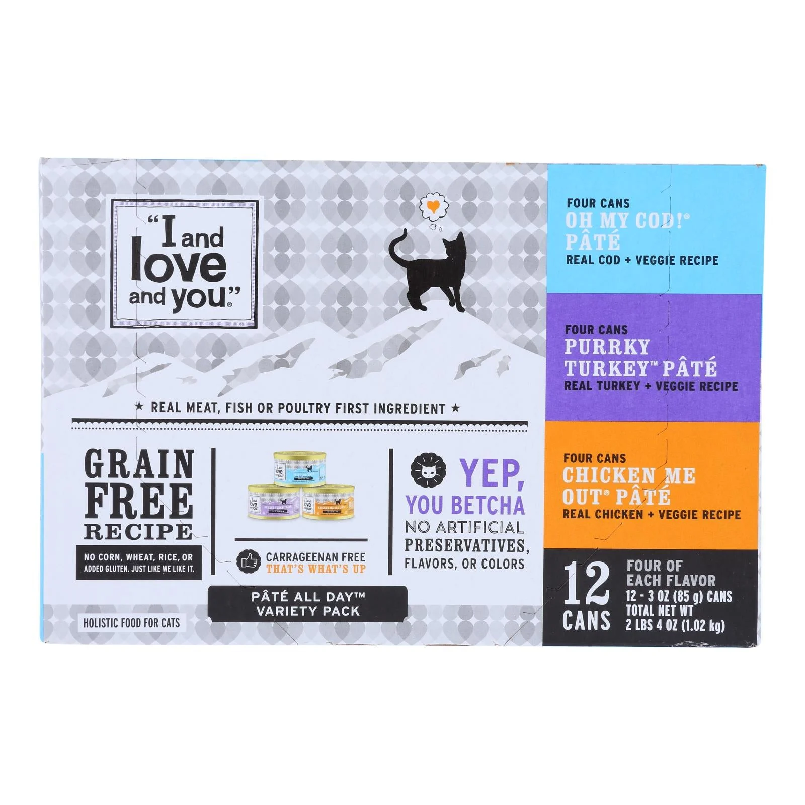 I And Love And You Holistic Food For Cats - Case of 4 - 12/3 Ounce