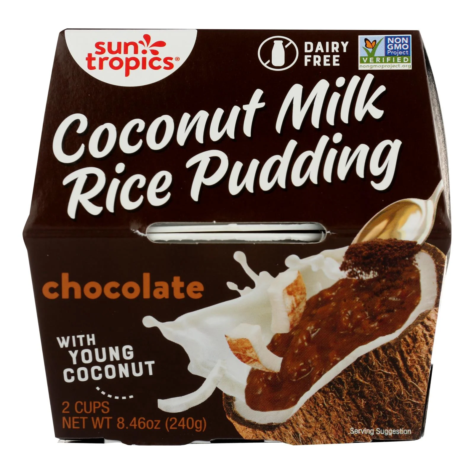 Sun Tropics Classic Cocoa Coconut Rice Pudding - Case of 6 - 8.46 Ounce