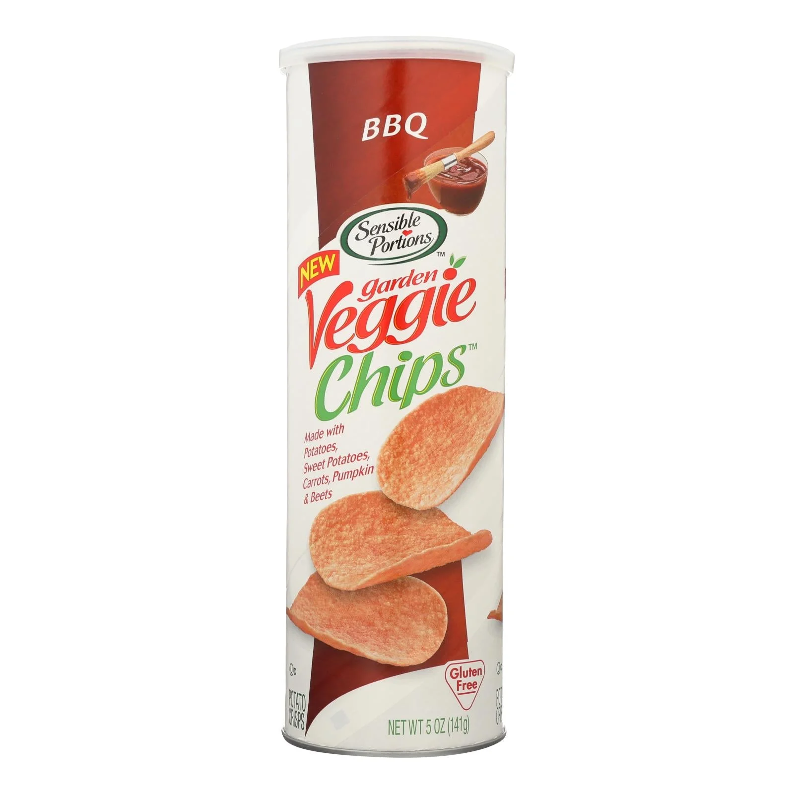 Sensible Portions BBQ Garden Veggie Chips - Case of 12 - 5 Ounce