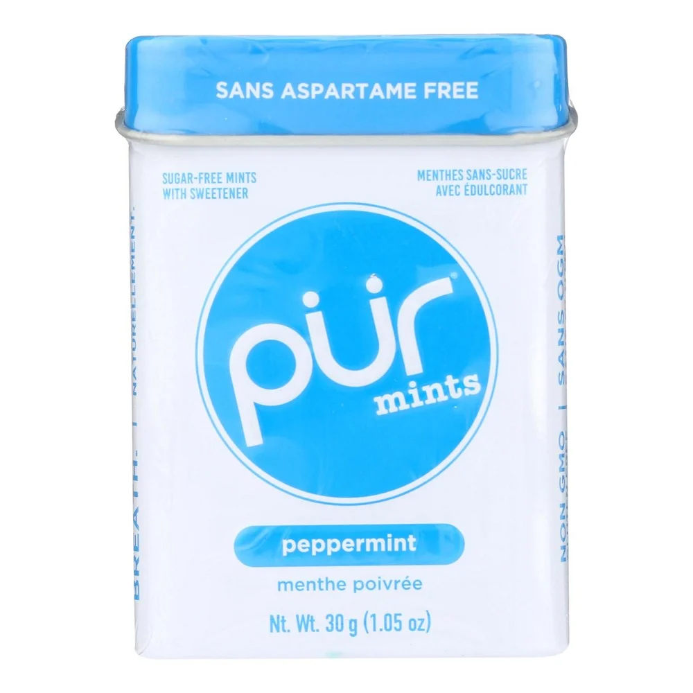 Pur Mint - Mints Peppermint - Case of 12-1.05 OZ