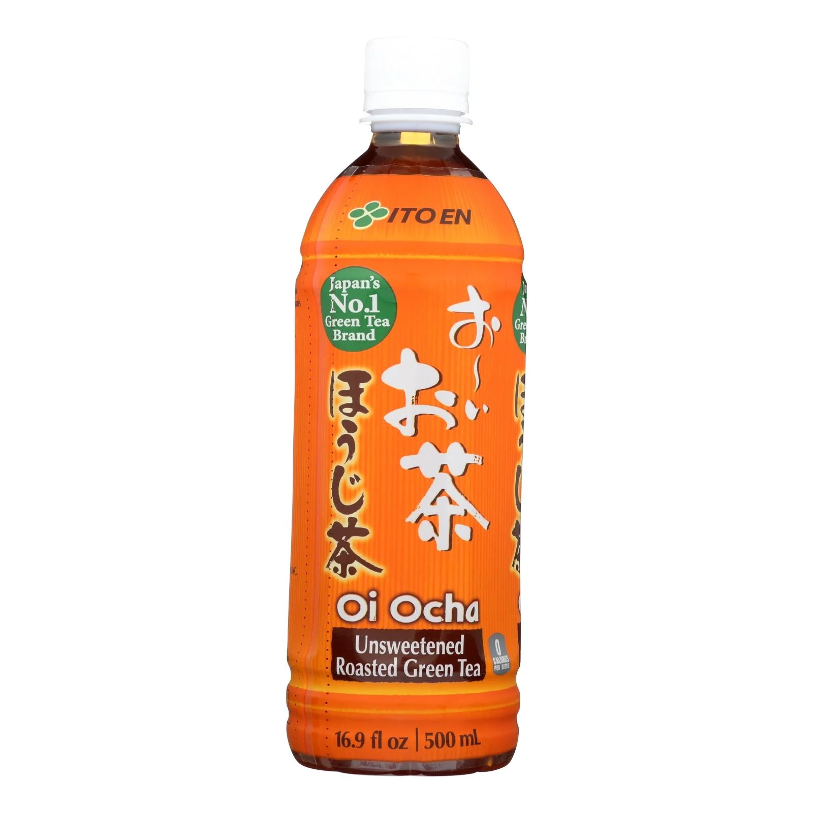 Ito En Oi Ocha Roasted Green Tea - Case of 12 - 16.9 Fluid Ounce