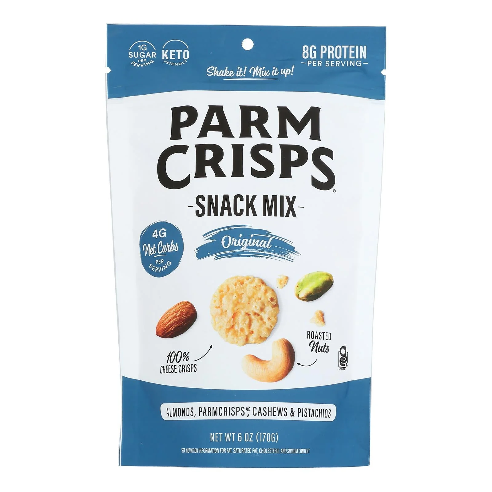 Parm Crisps - Snack Mx Original Parm Crisp - Case of 12-6 Ounce