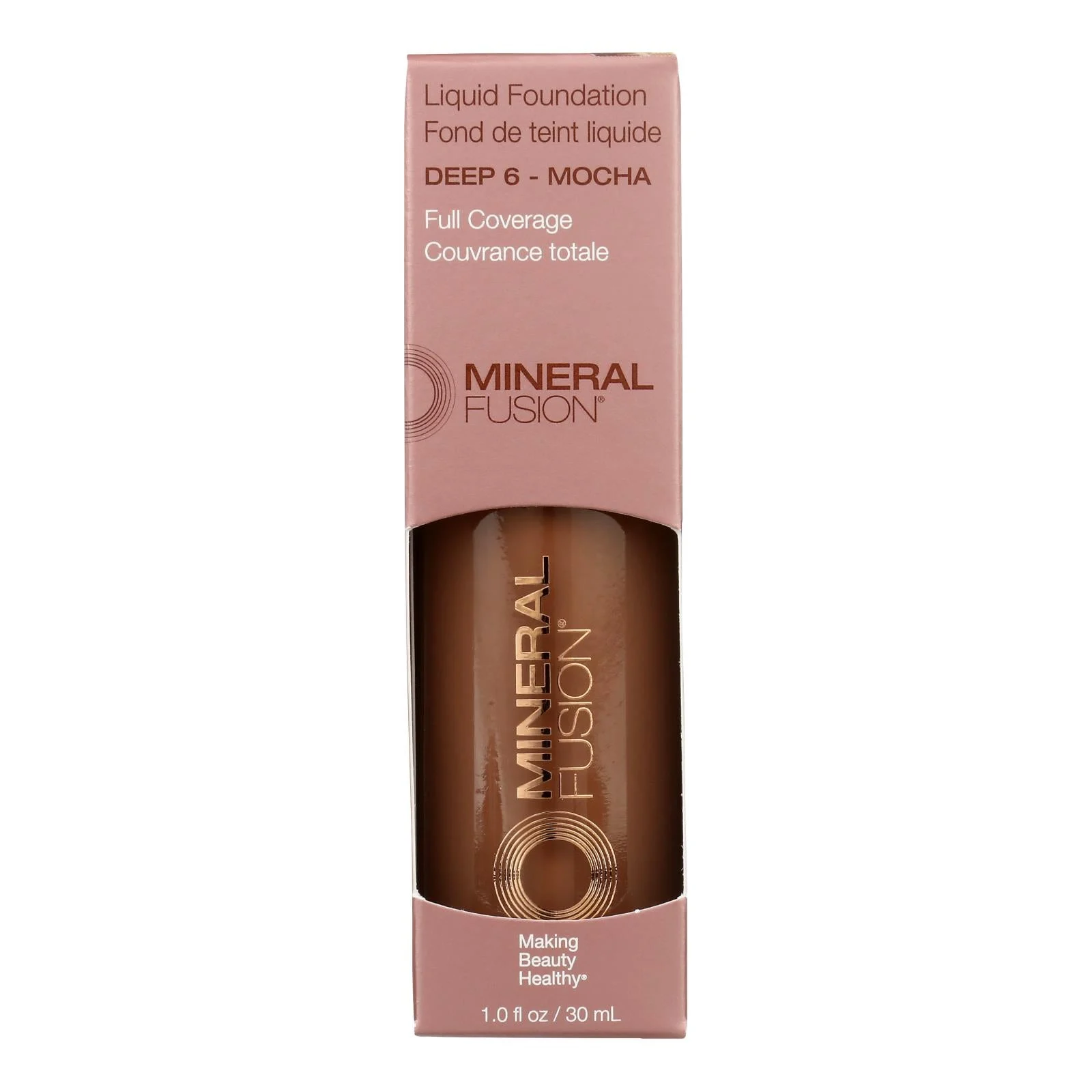Mineral Fusion - Mkup Liquid Foundation Deep6 - 1 Each-1 Fluid Ounce