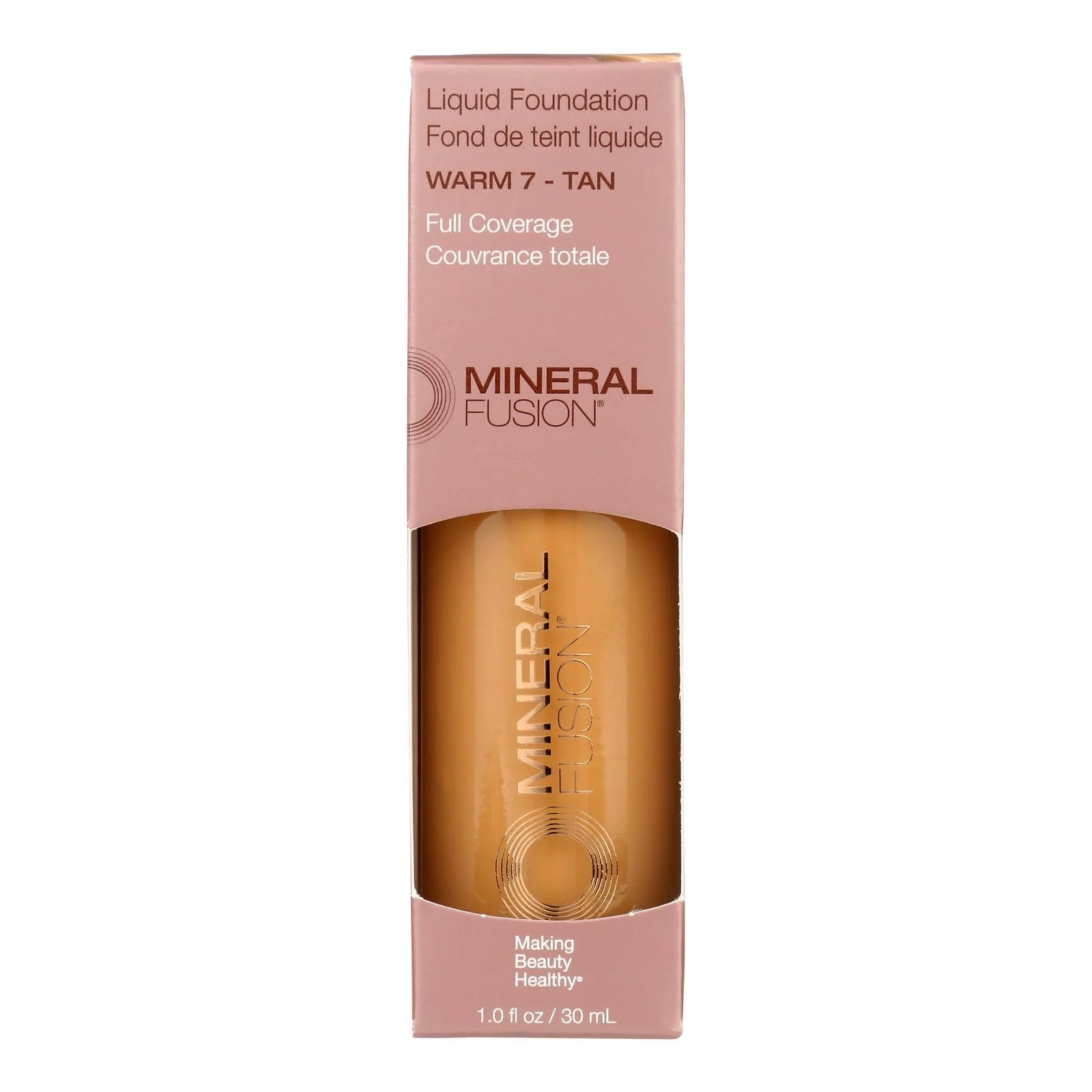 Mineral Fusion - Mkup Liquid Foundation Warm7 - 1 Each-1 Fluid Ounce