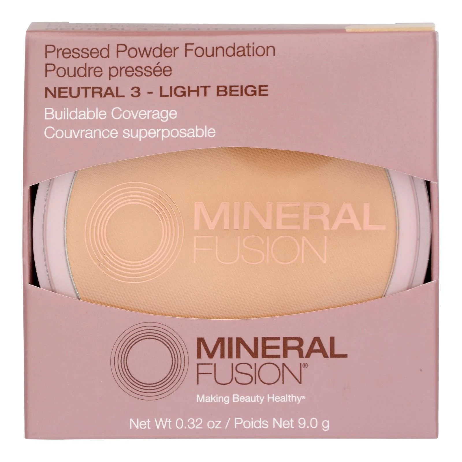 Mineral Fusion - Mkup Pressed Base Ntrl 3 - 1 Each-.32 Ounce