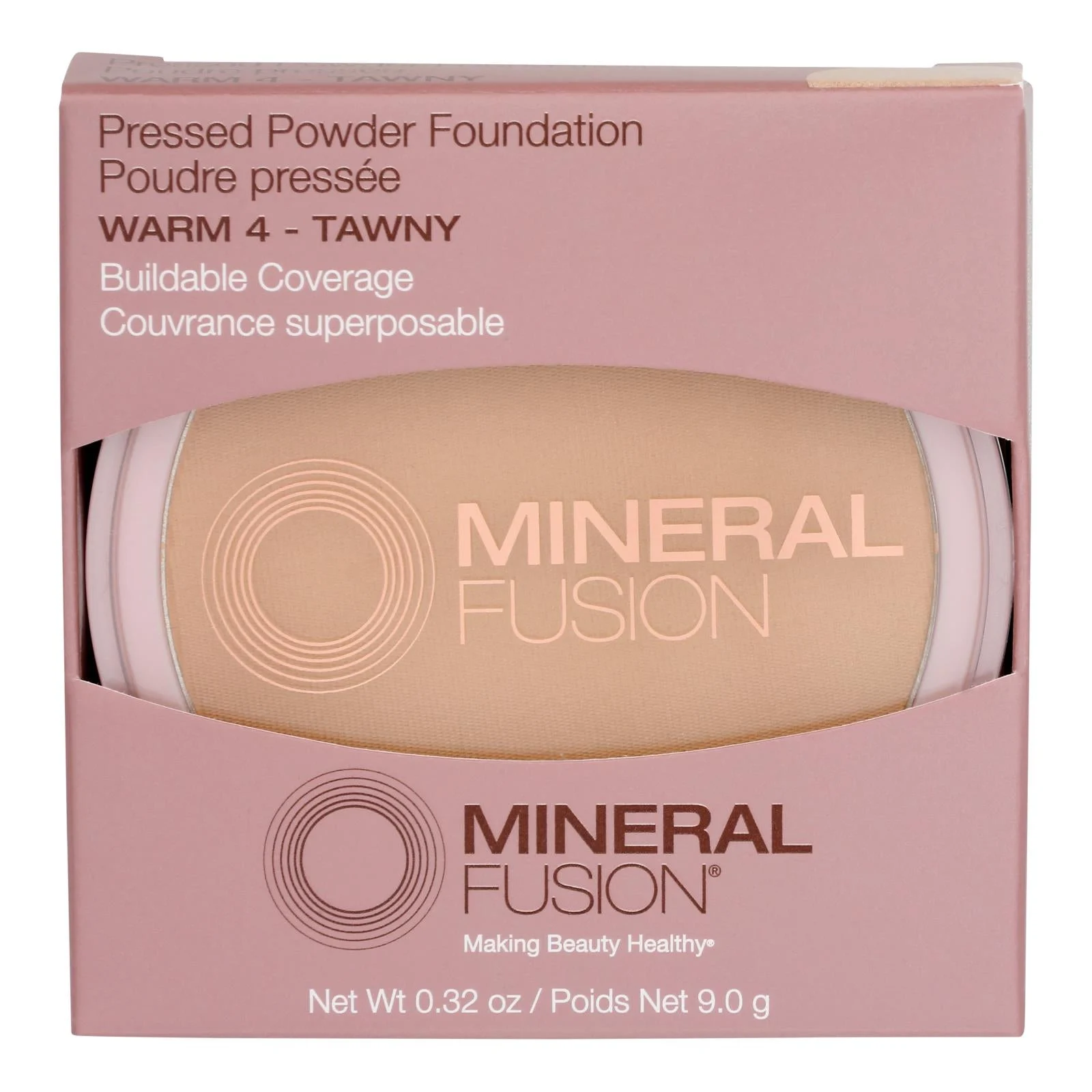 Mineral Fusion - Mkup Pressed Powder Warm 4 - 1 Each-.32 Ounce