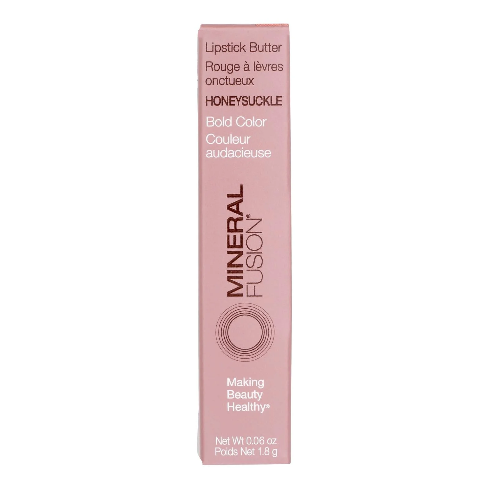 Mineral Fusion - Mkup Lipstick Butter Hnysuckle - 1 Each-.06 Ounce