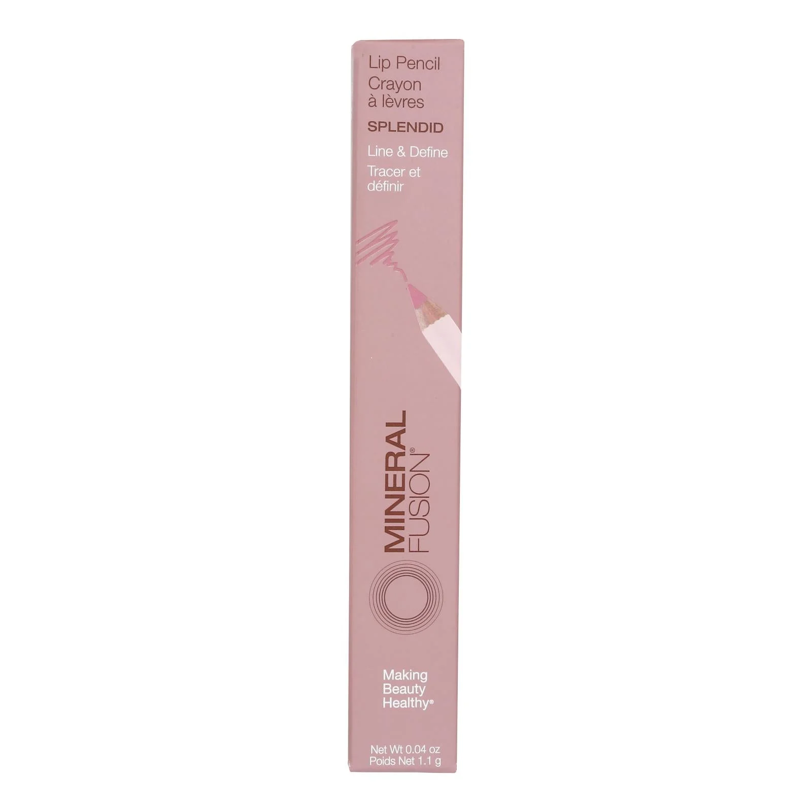 Mineral Fusion - Mkup Lip Pencil Splendid - 1 Each-.04 Ounce