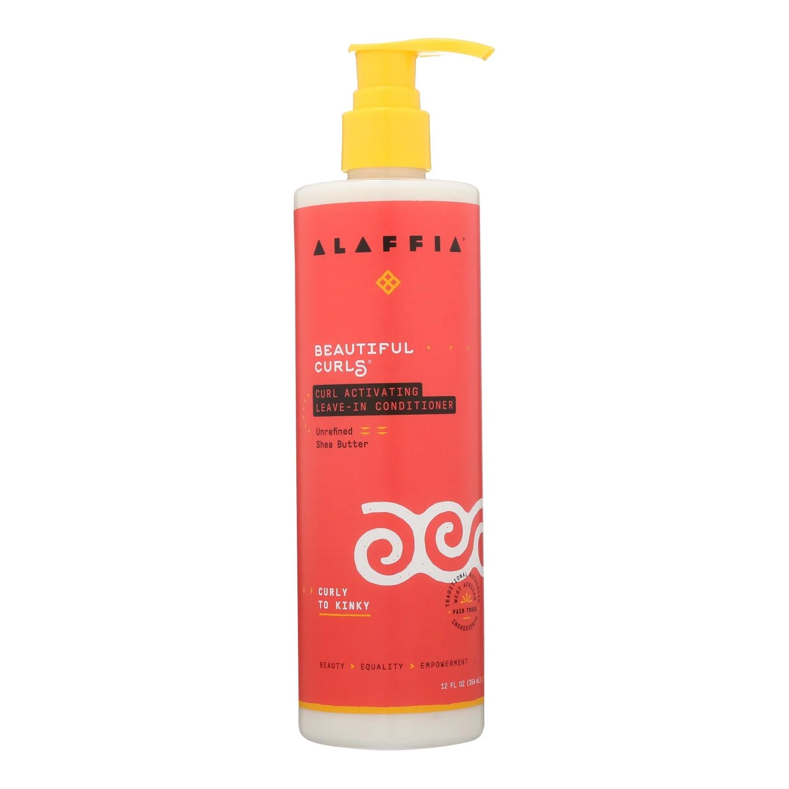 Alaffia - Cond.curl Actvt Leave In - 1 Each-12 Fluid Ounce
