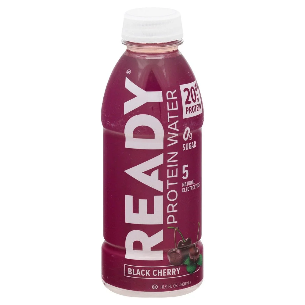 Ready Water - Water Protein Blk Cherry - Case of 12-16.9 FZ
