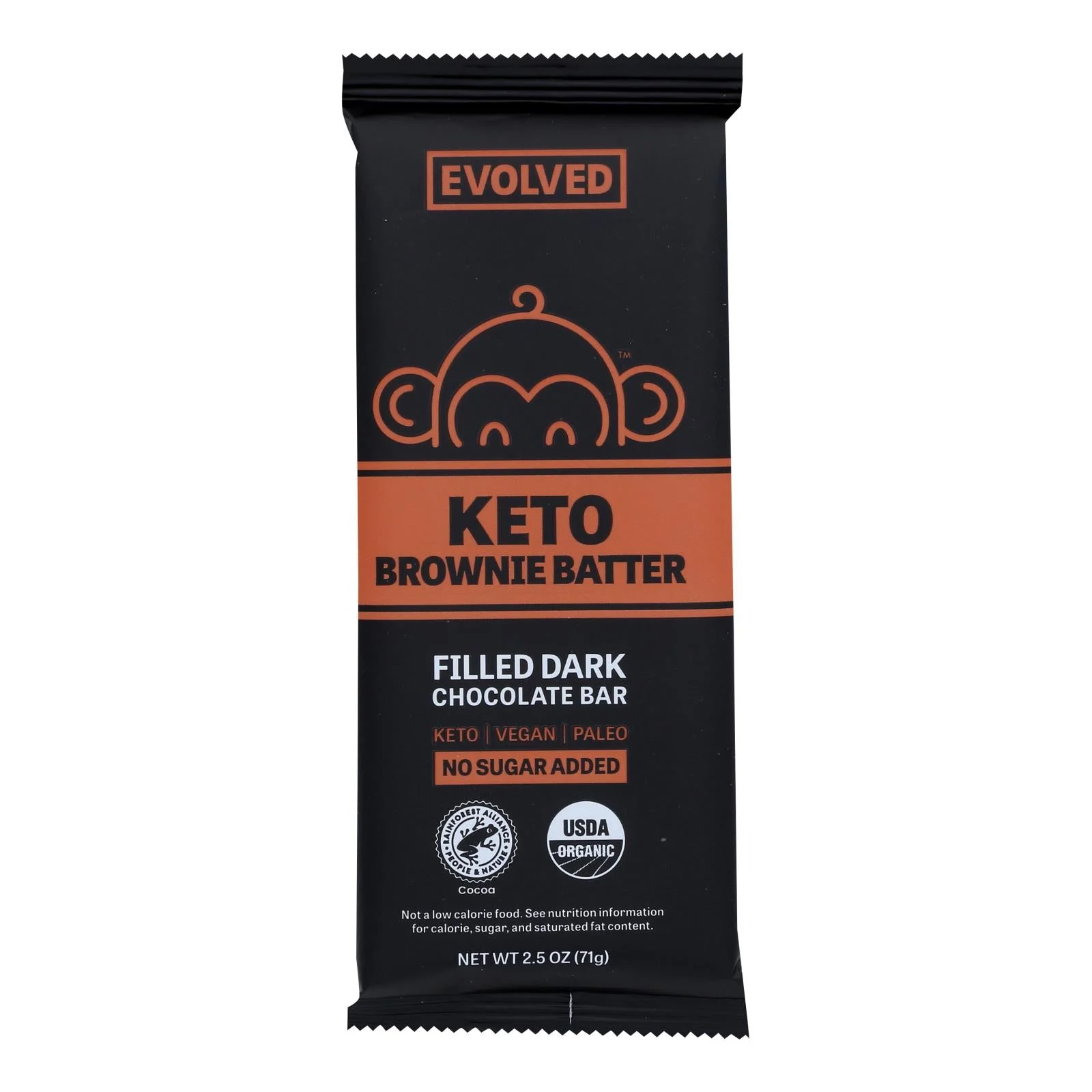 Evolved - Chocolate Br Keto Brwni Butter - Case of 8-2.5 Ounce