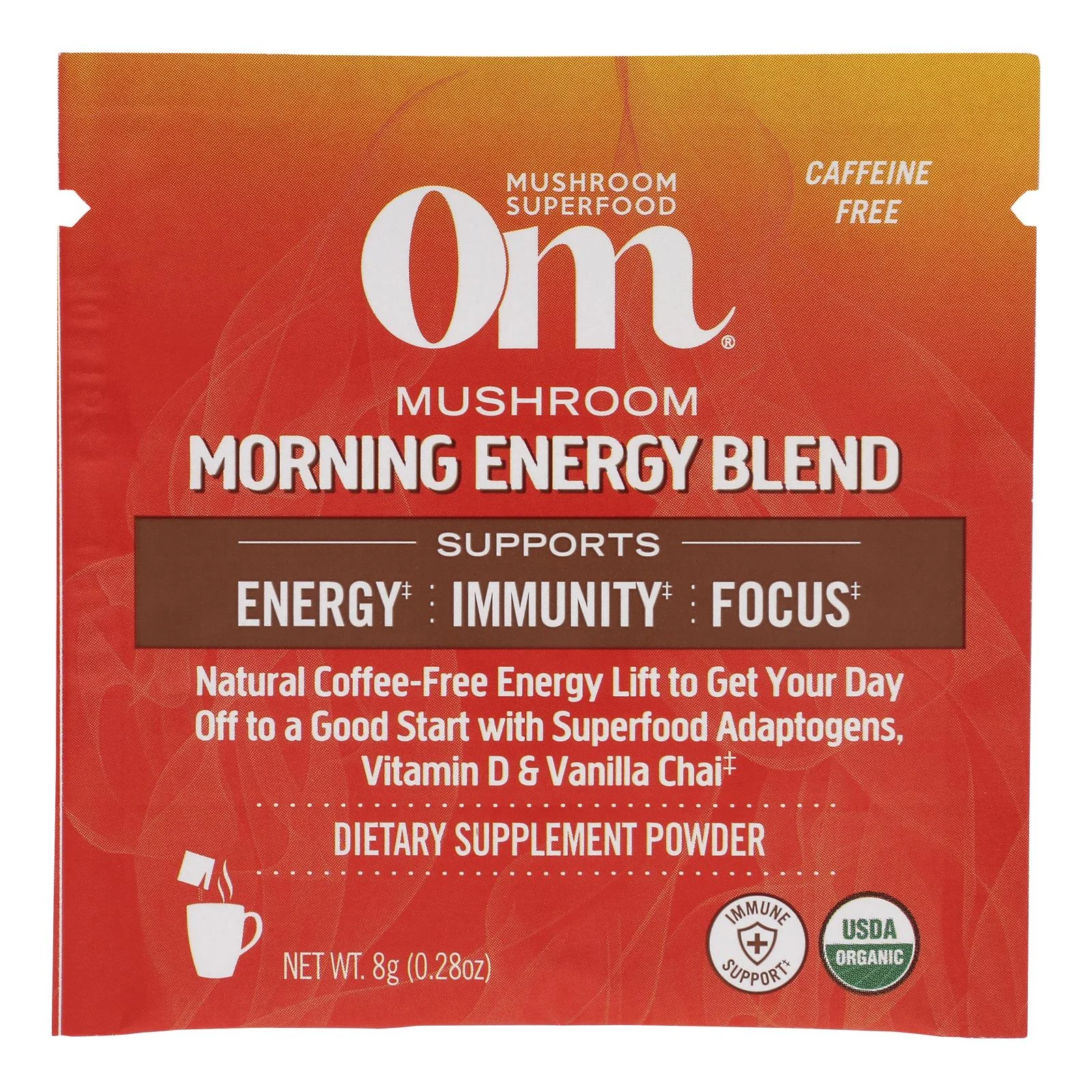 Om - Mush Morn Energy Blend - Case of 10-.28 Ounce