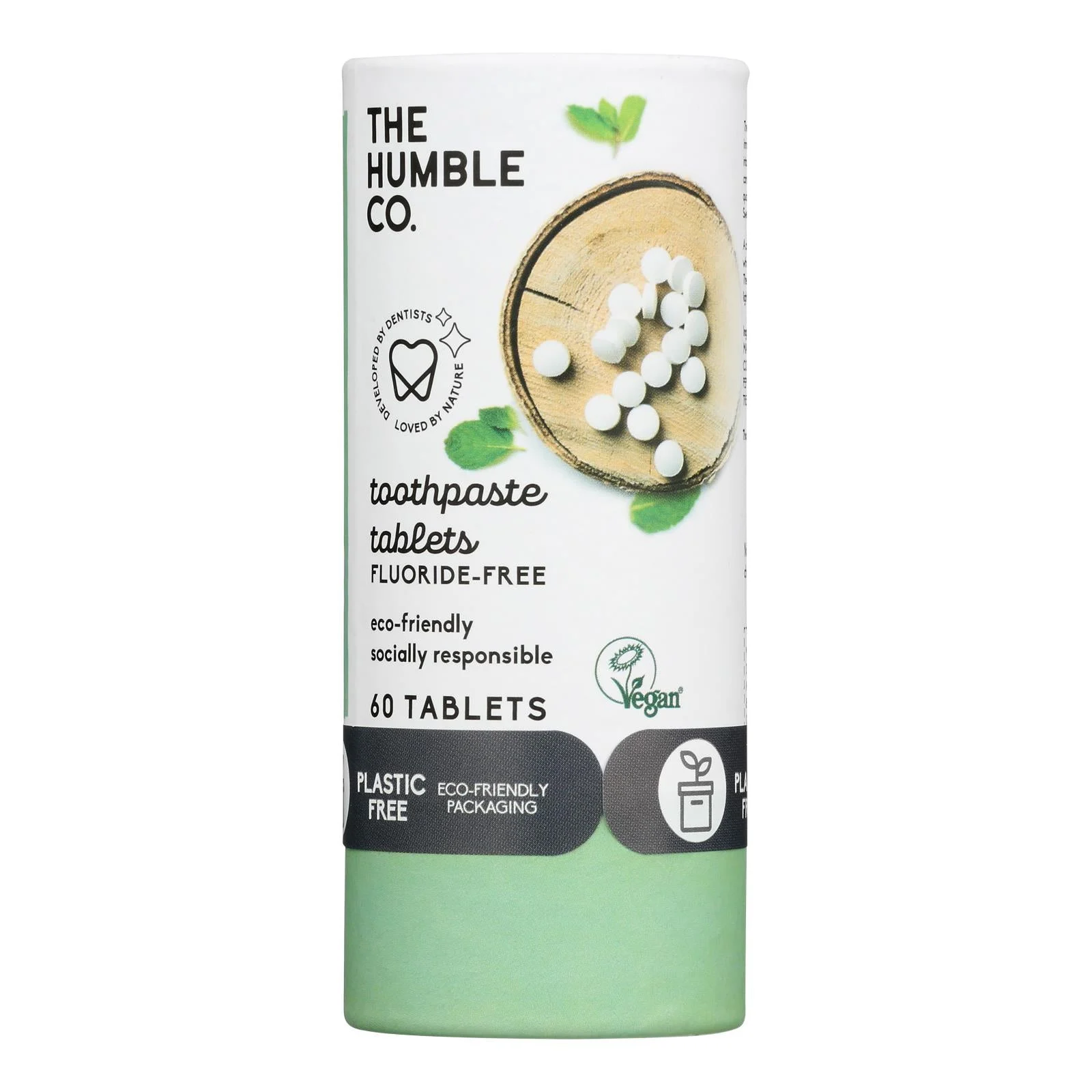 Humble Co - Tthpst Tab Mint Flrde Fre - Case of 6-60 Count