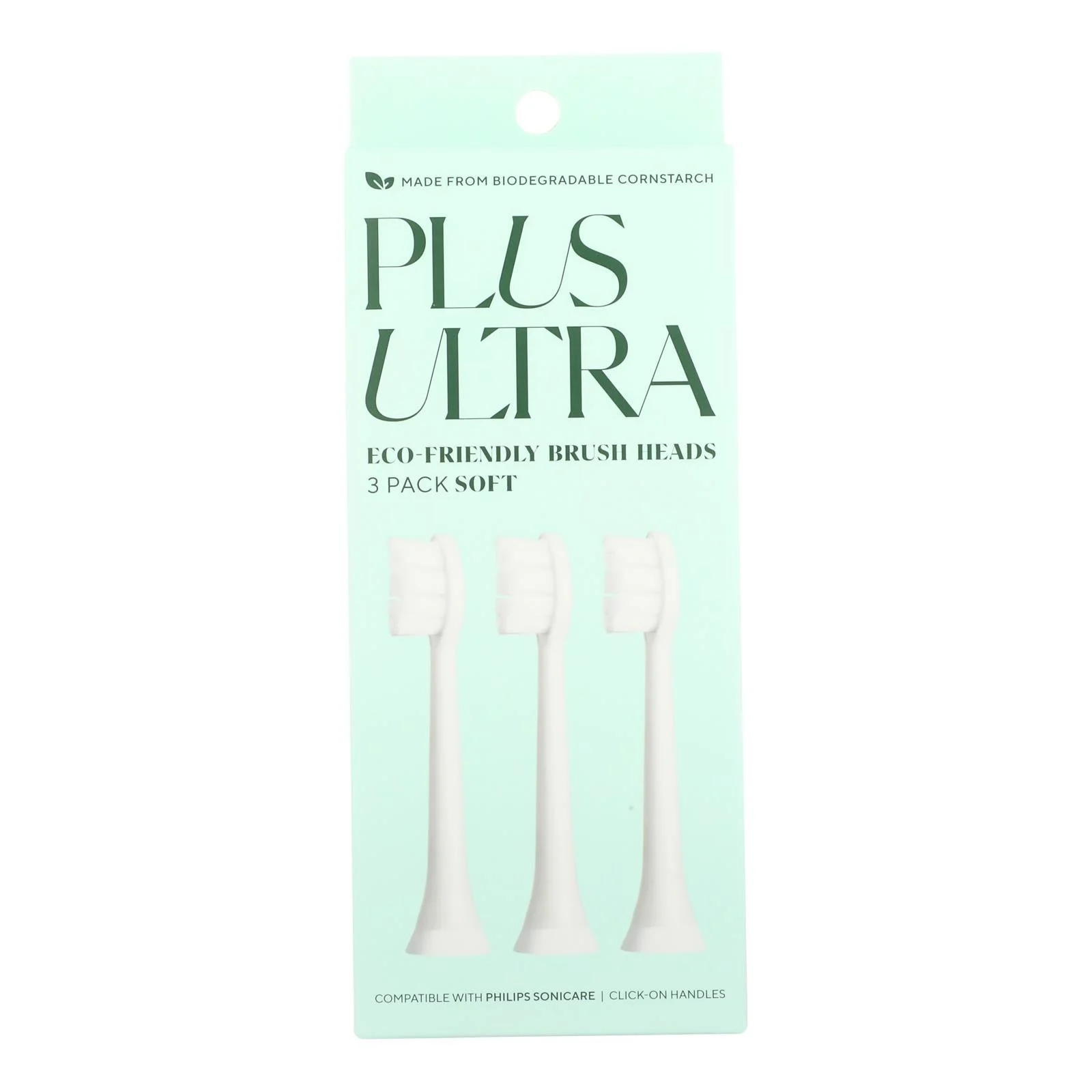 Plus Ultra - Tbrush Heads Echo 3pk - Case of 4-3 Count