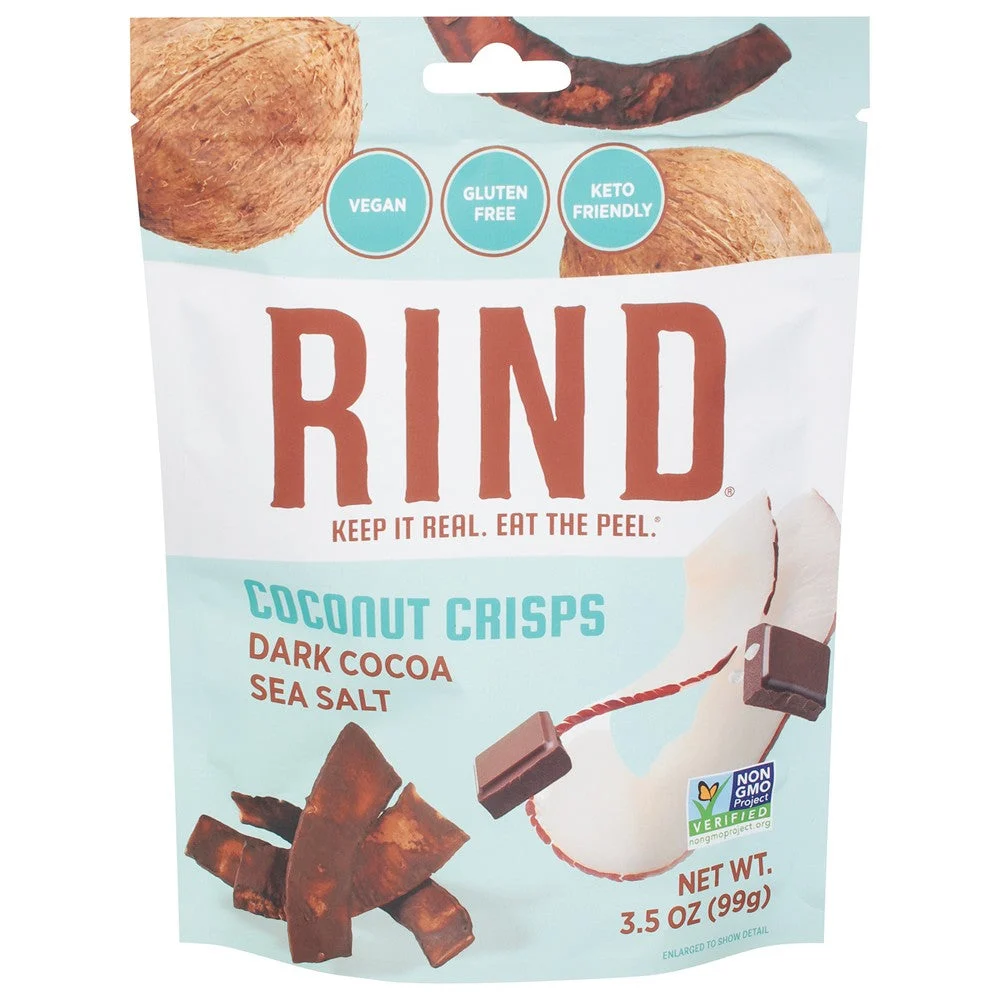 Rind Snacks - Crsps Cnut Dk Cocoa Sslt - Case of 12-3.5 OZ