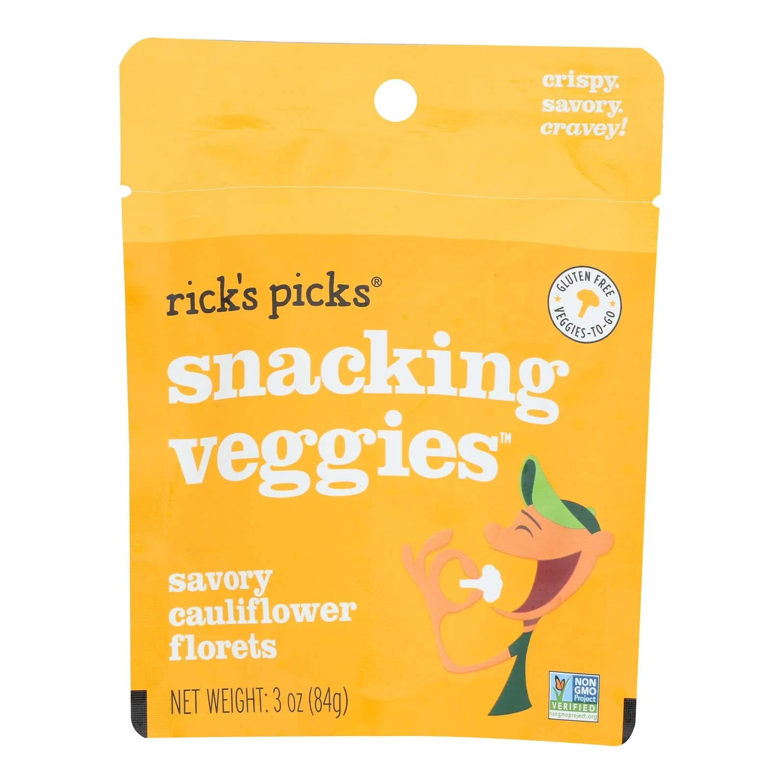 Rick's Picks - Veggies Snackng Cauliflwr - Case of 10-3 Ounce