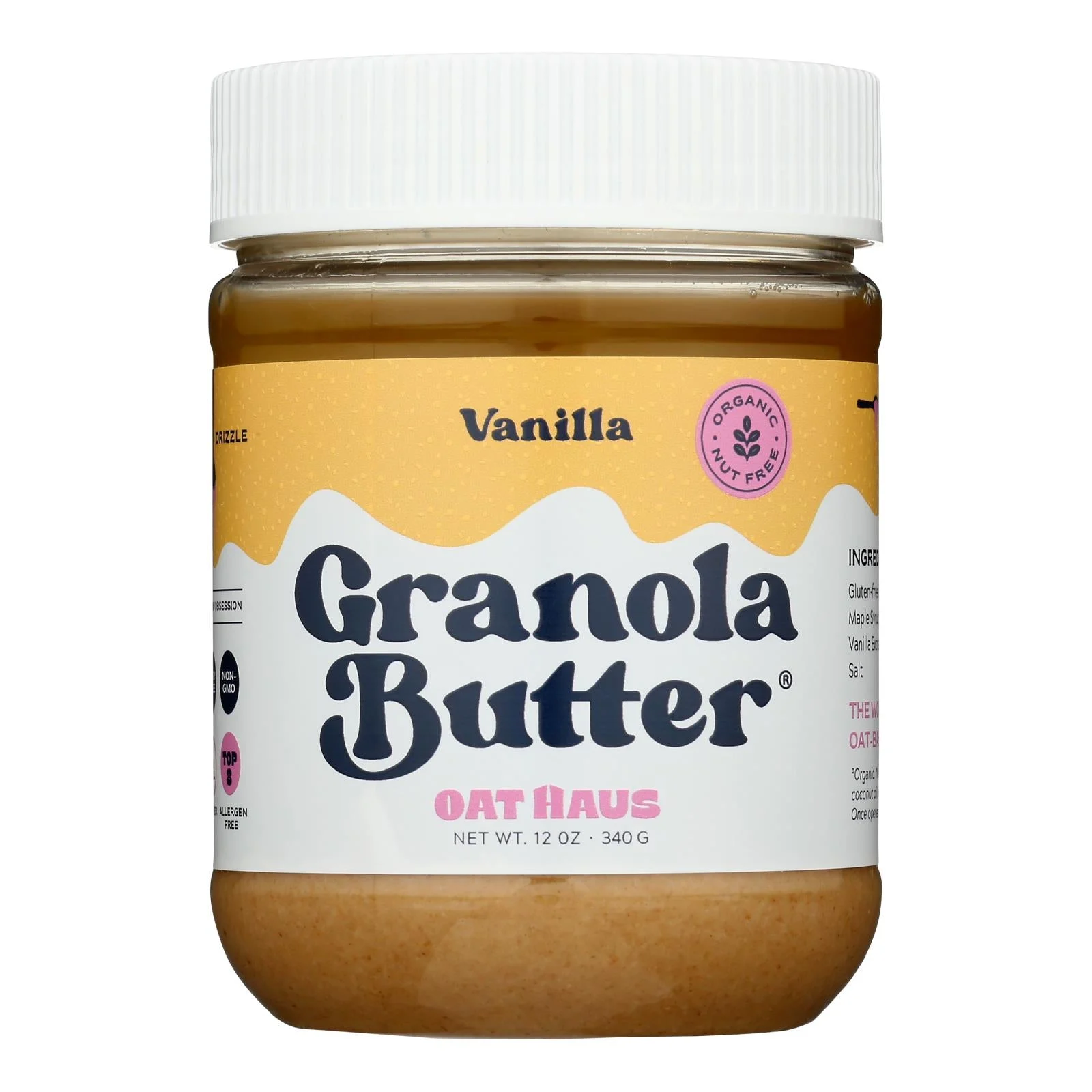 Oat Haus - Butter Granola Vanilla - Case of 6-12 Ounce