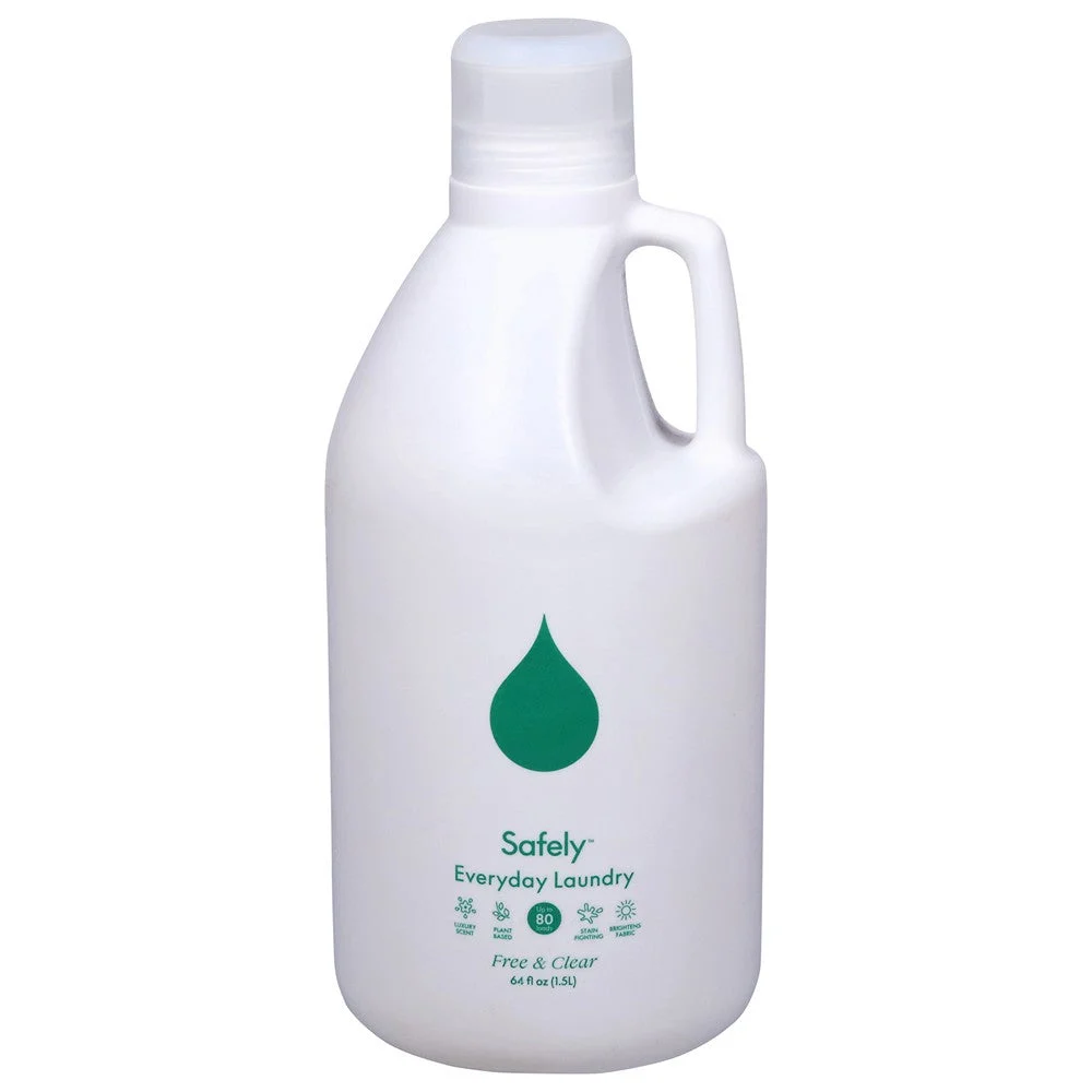 Safely - Liq Detergent Free Clear - Case of 4-64 FZ