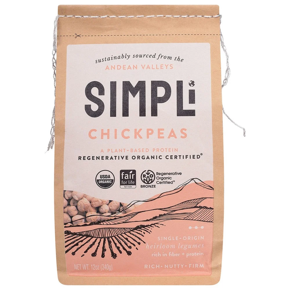 Simpli - Chkpeas Organic Regenerative - Case of 8-12 OZ