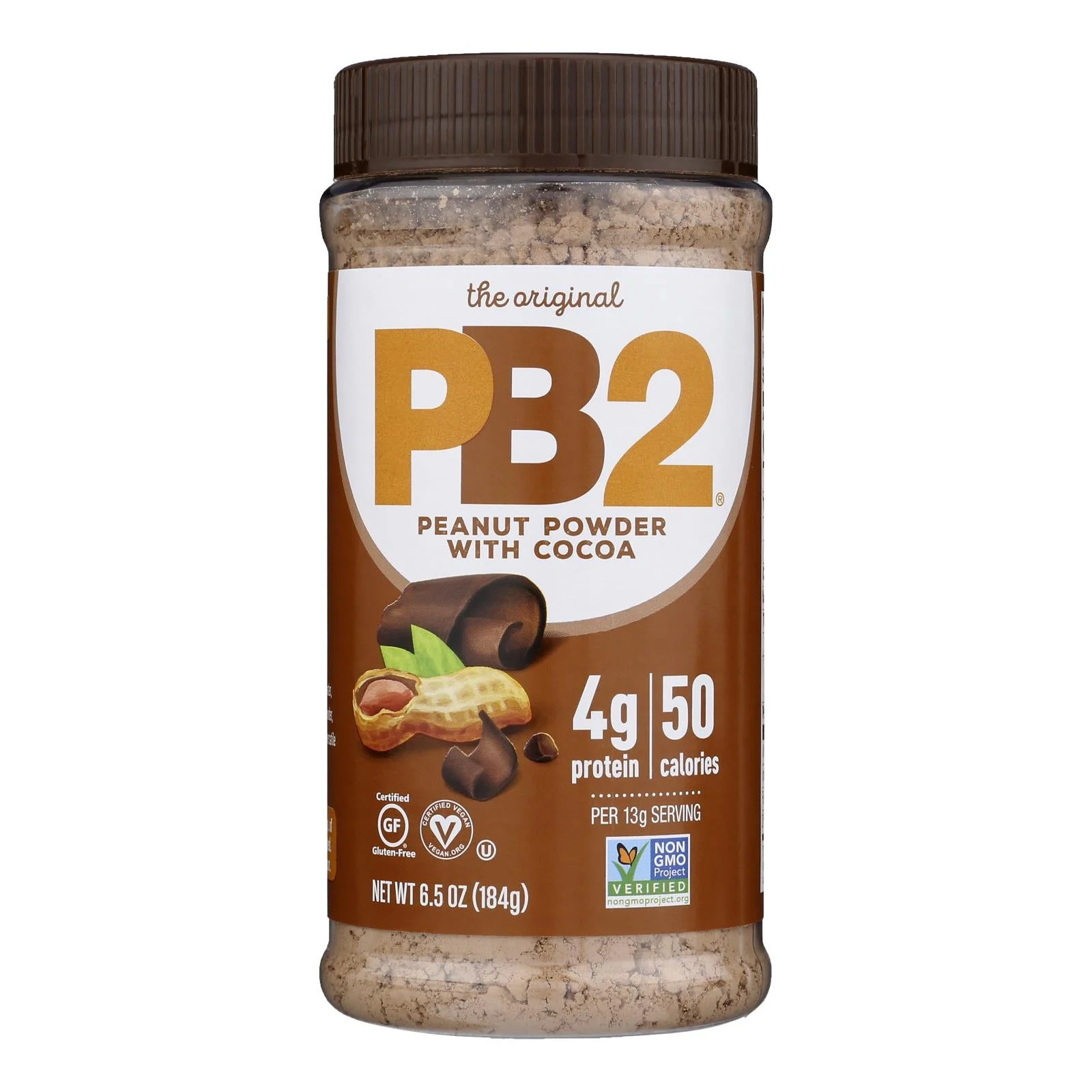 Pb2 With Premium Chocolate - Case of 6 - 6.5 Ounce