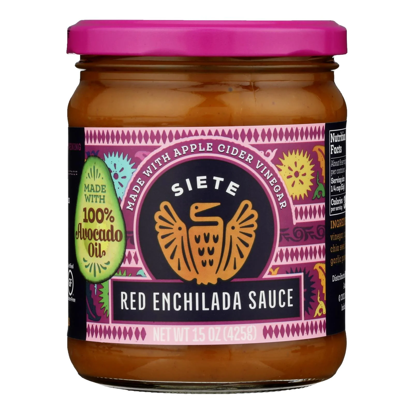Siete - Sauce Red Enchilada - Case of 6-16 Ounce