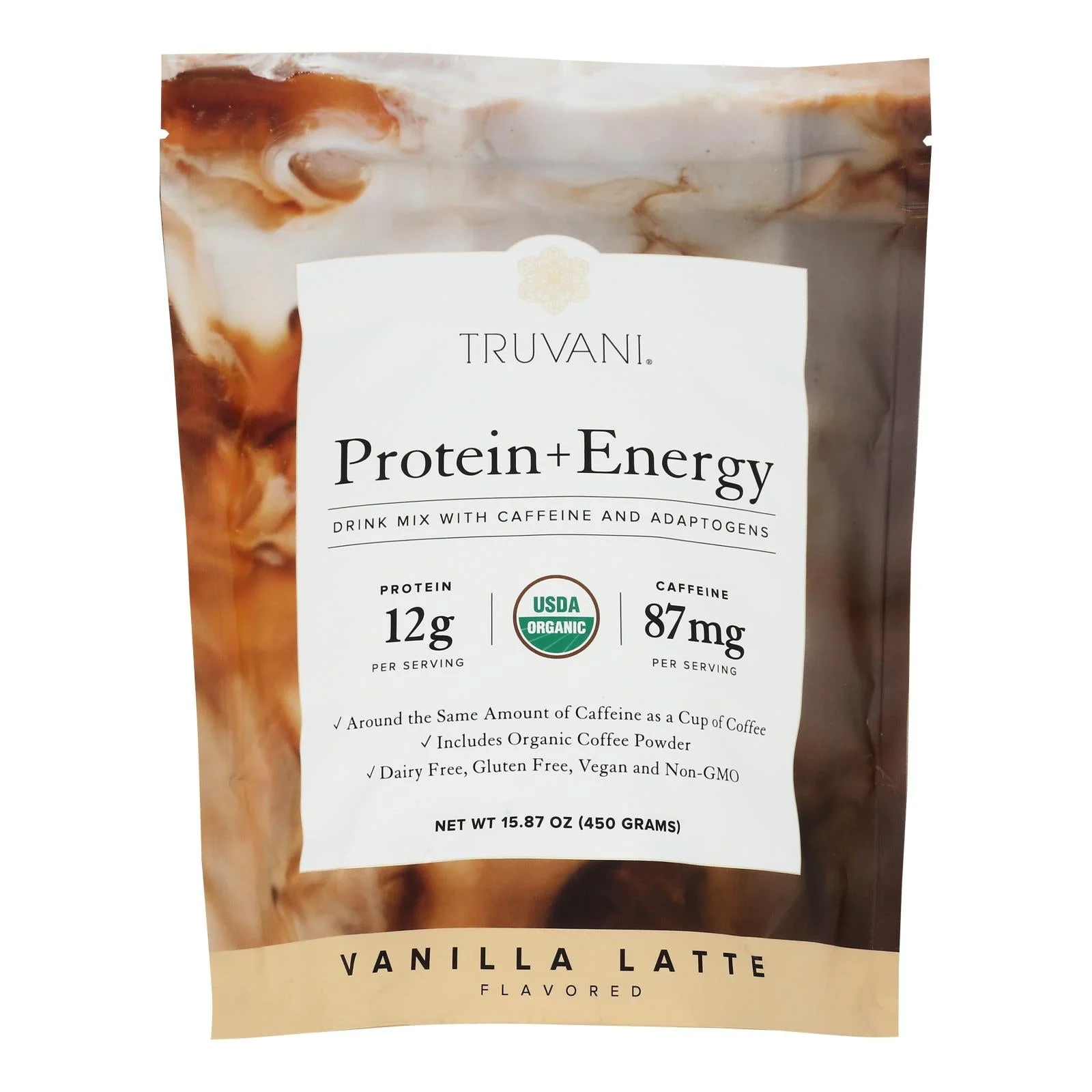 Truvani - Drink Mx Energy Vanilla Lat - 1 Each-15.87 Ounce