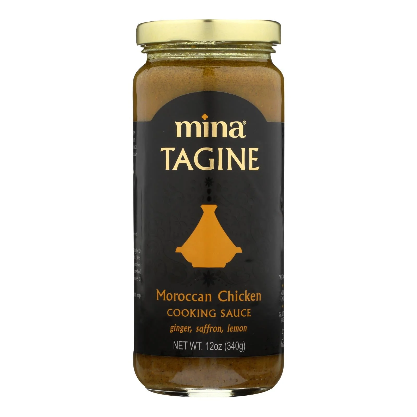 Mina's Moroccan Tagine Chicken Cooking Sauce - Case of 6 - 12 Ounce