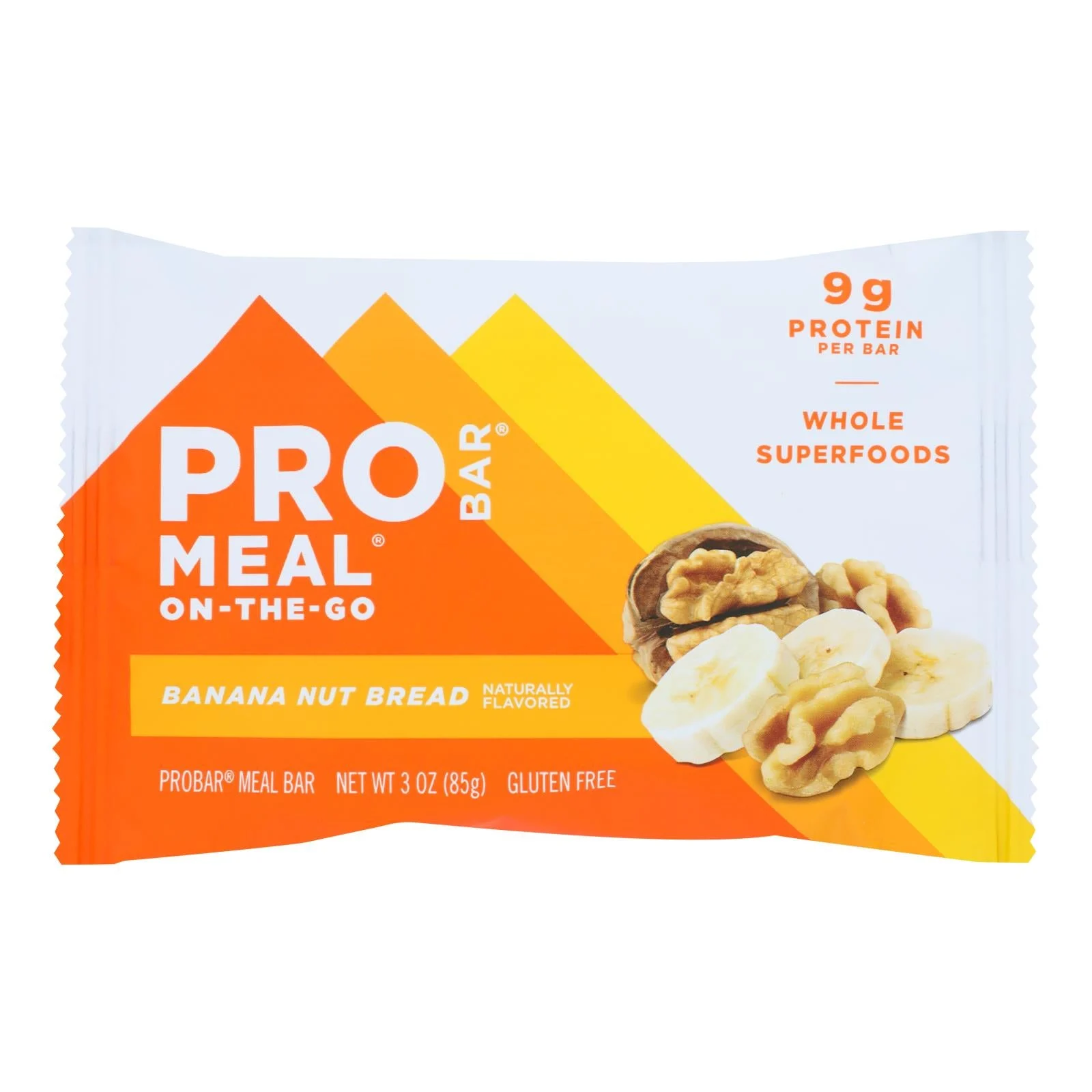 Probar Meal Bar, Banana Nut Bread - Case of 12 - 3 Ounce