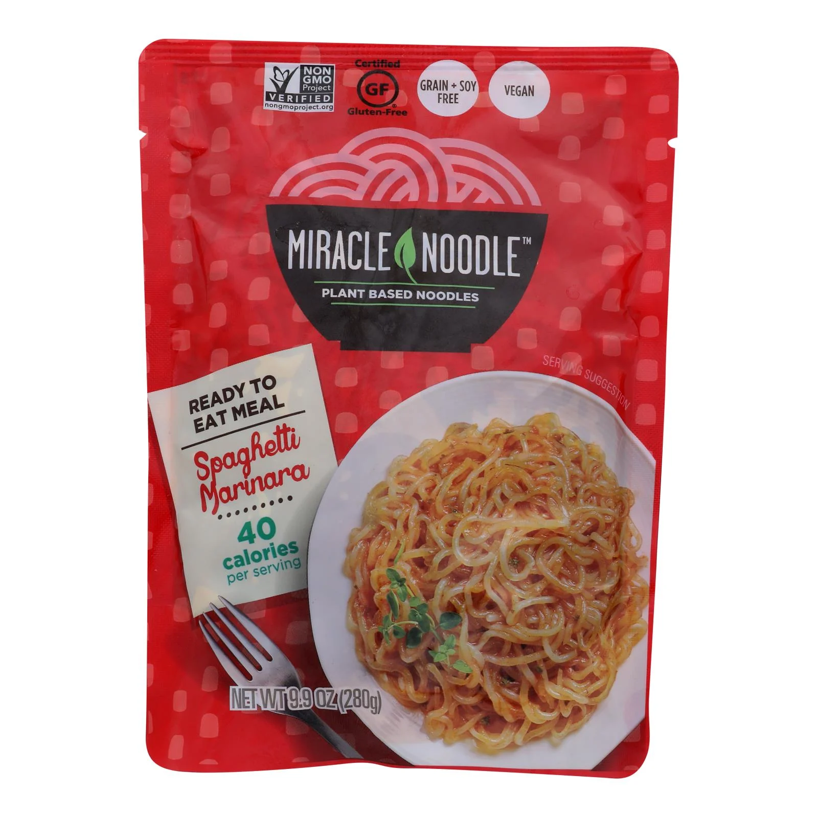 Miracle Noodle - Rte Meal Spag Marinara - Case of 6-9.9 Ounce
