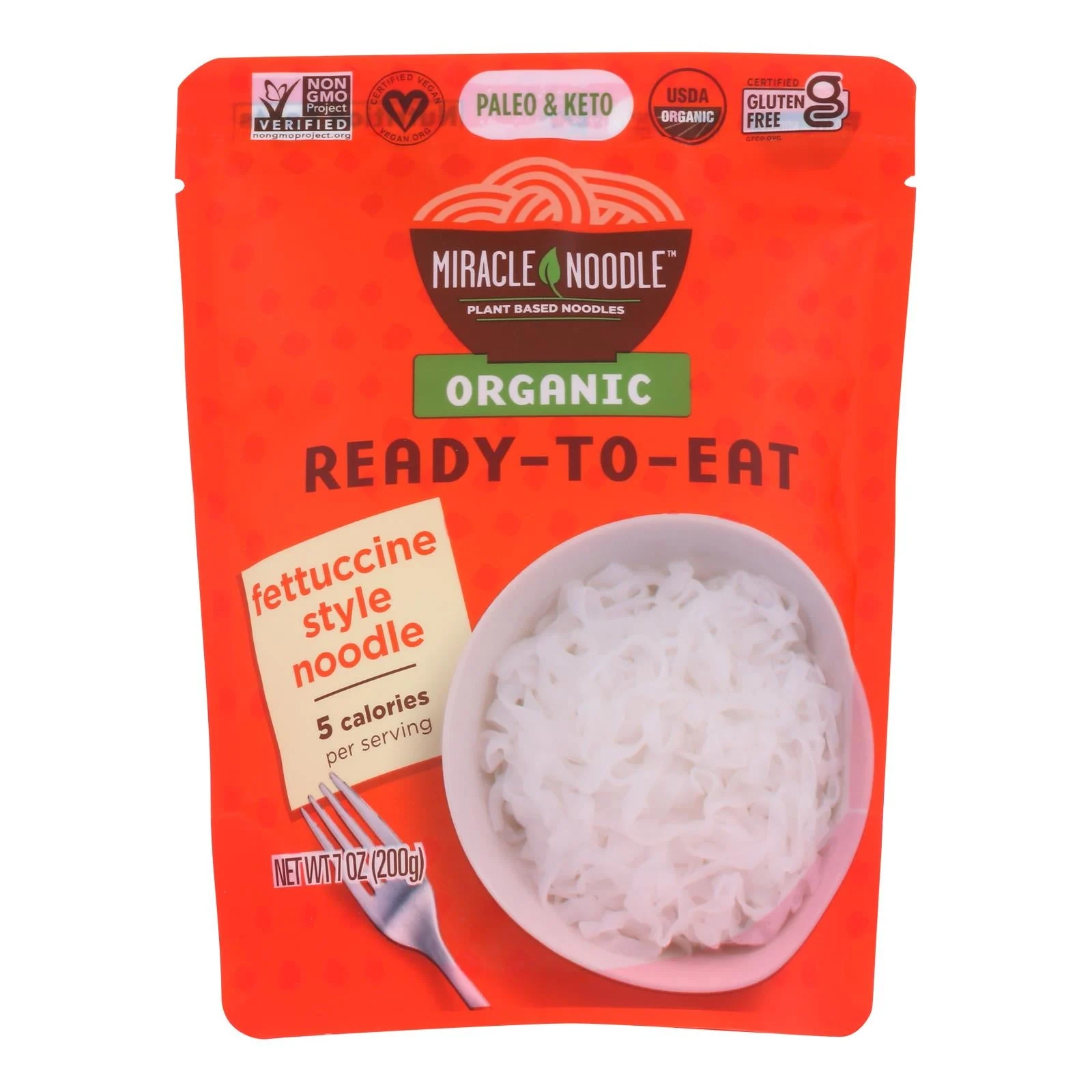 Miracle Noodle - Noodle Fettucine - Case of 6-7 Ounce