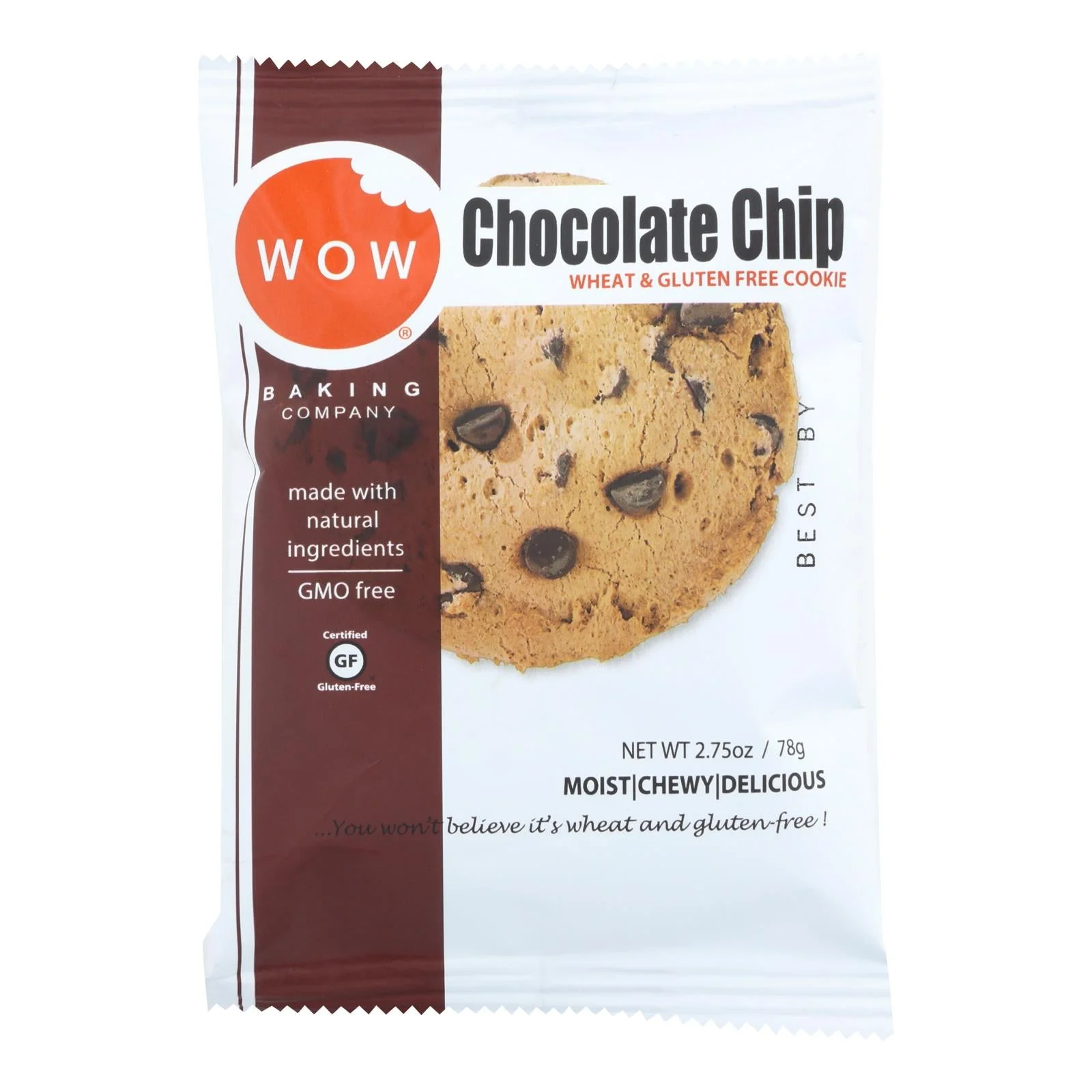 Wow Baking Chocolate Chip - Case of 12 - 2.75 Ounce.