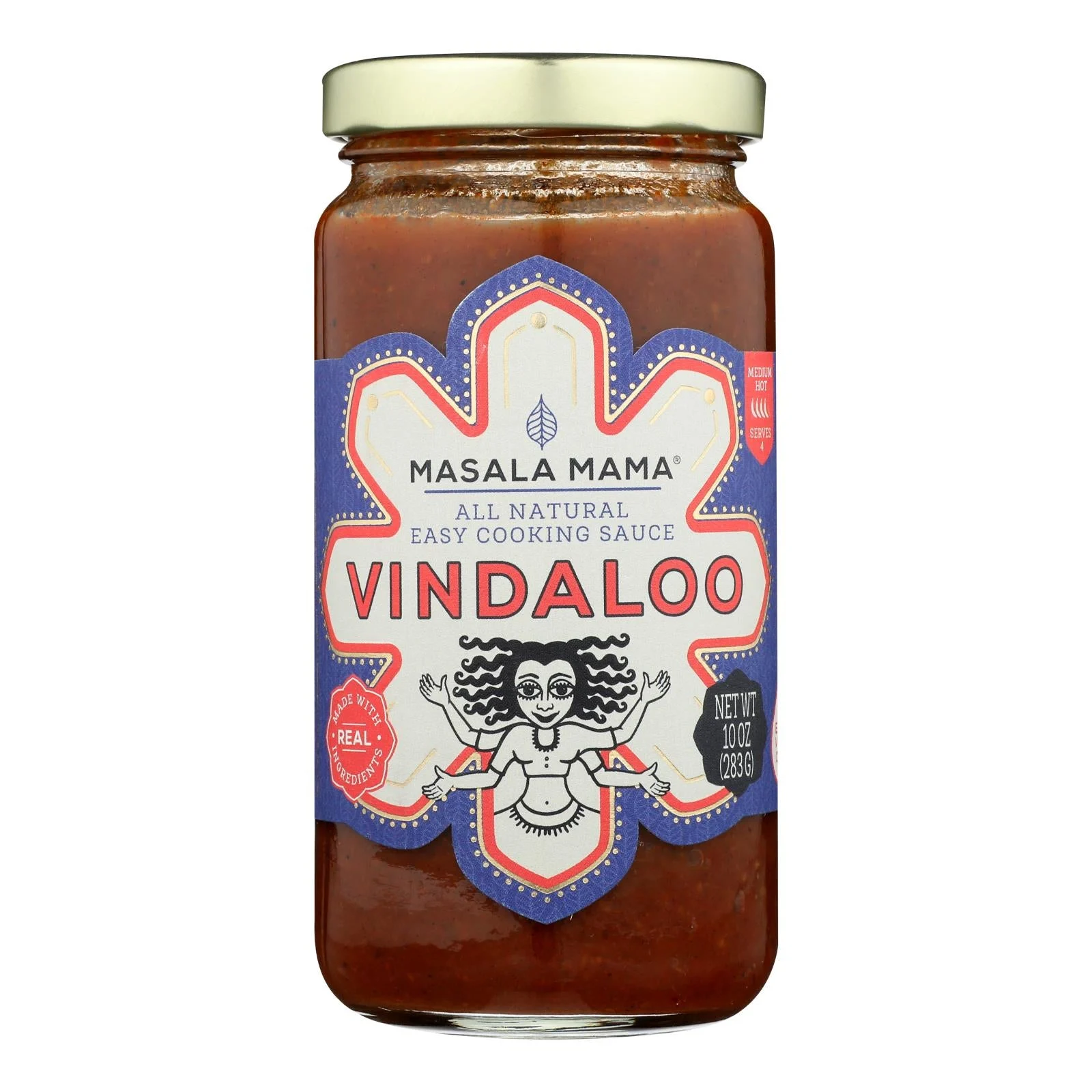 Masala Mama Vindaloo Simmer Sauce - Case of 6 - 10 Ounce