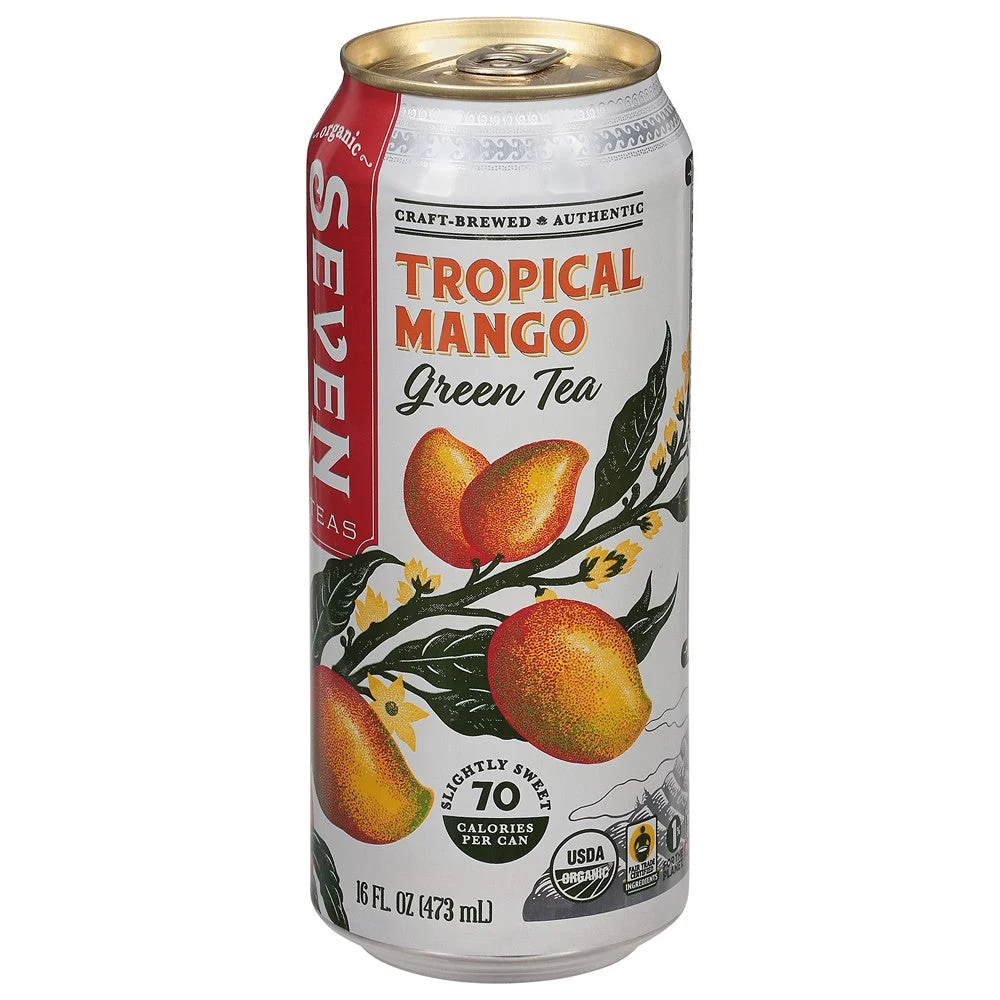 Seven Teas - Tea Organic Green Maui Mango - Case of 12-16 FZ