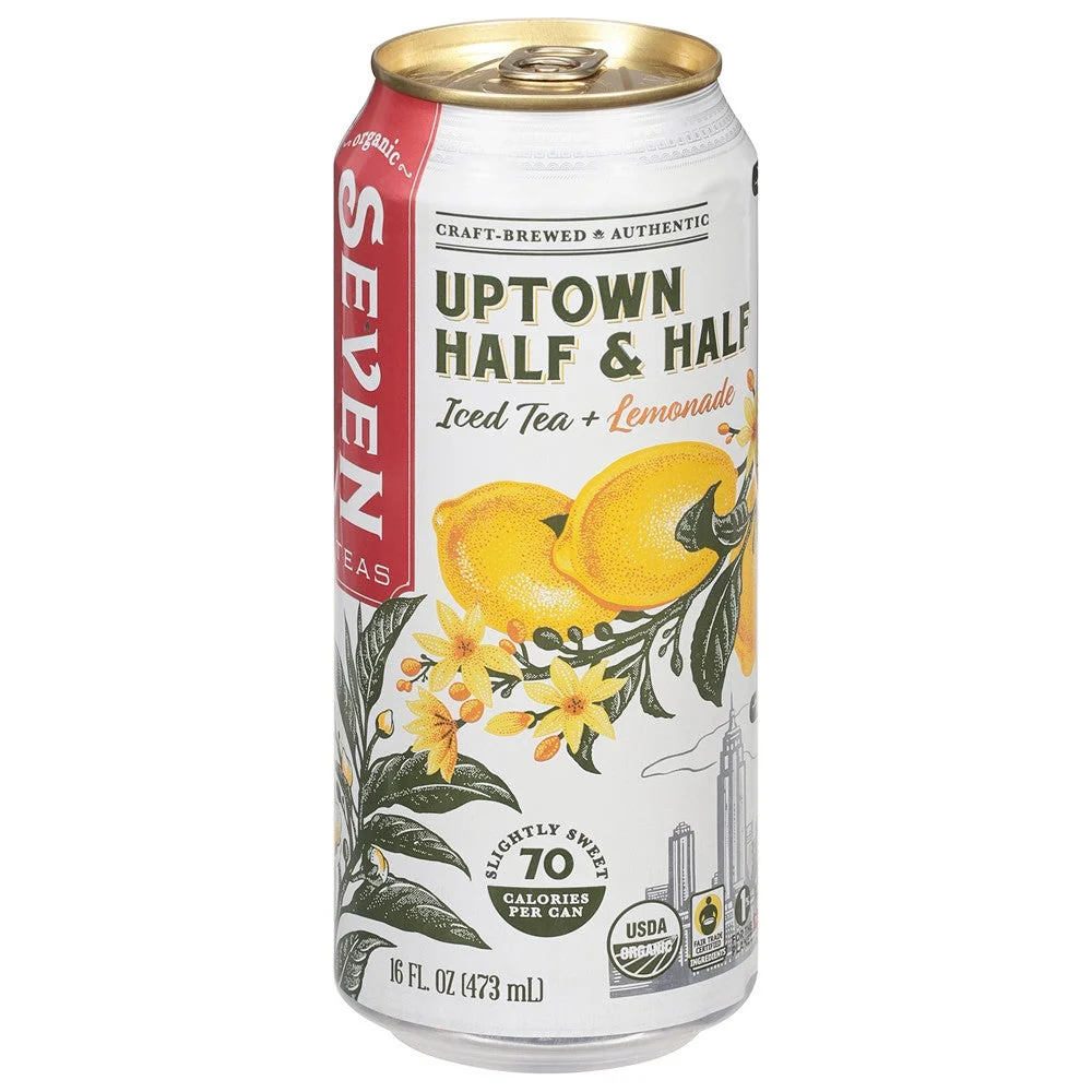 Seven Teas - Tea Organic Half&half Tea Lem - Case of 12-16 FZ