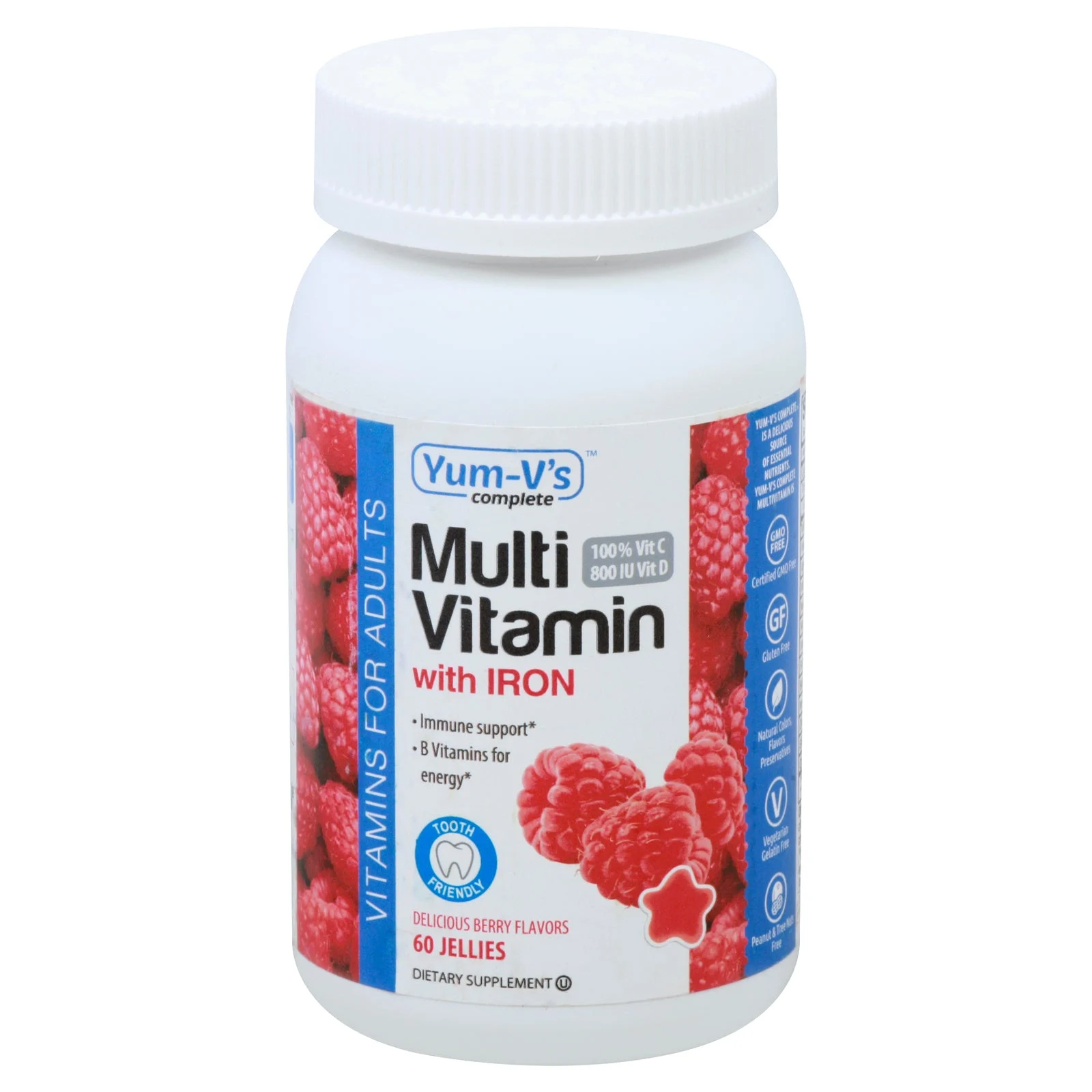 Yum v's - Multivitamin Adults Iron - 1 Each - 60 CT