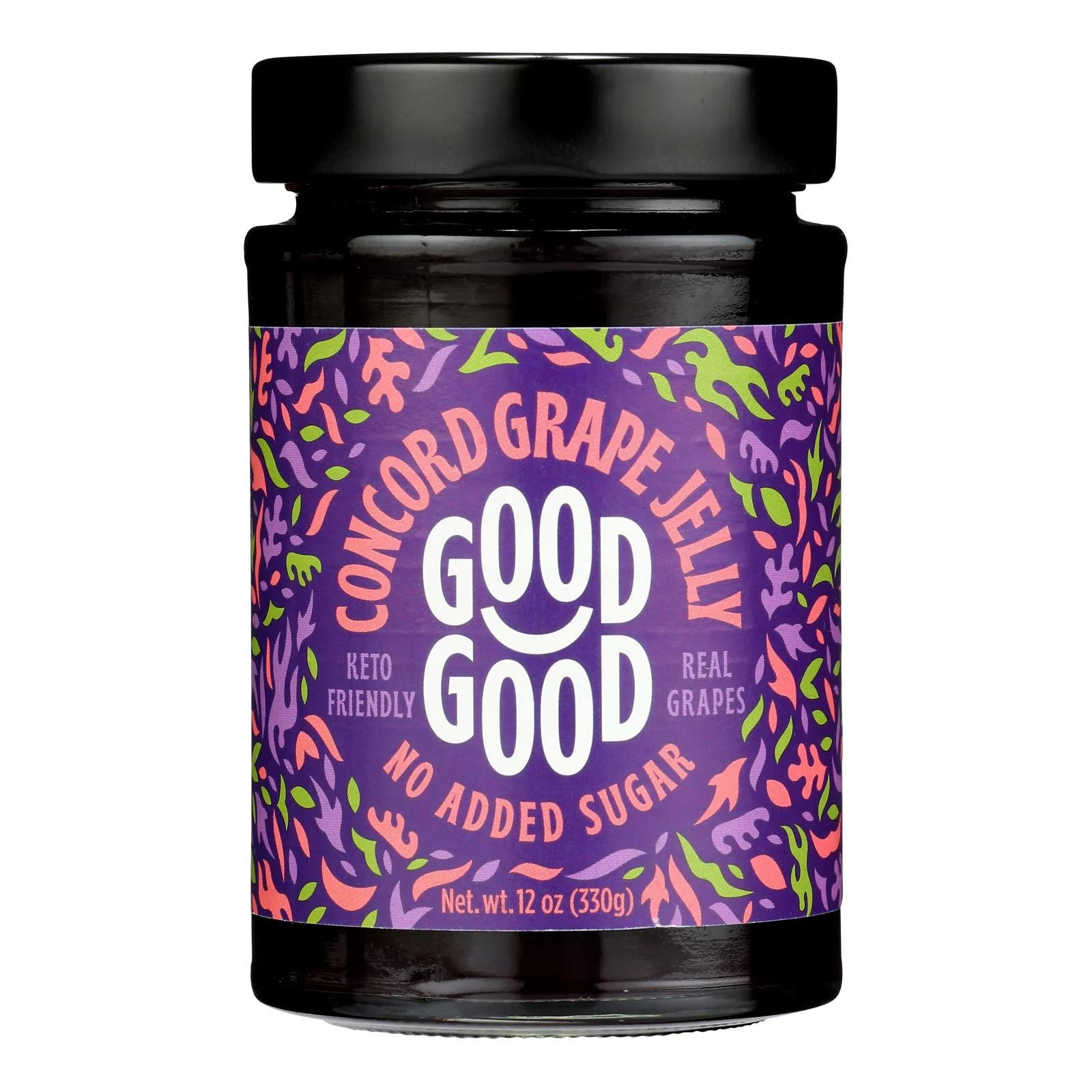 Good Good - Jelly Concrd Grpe No Sugar - Case of 6-12 Ounce