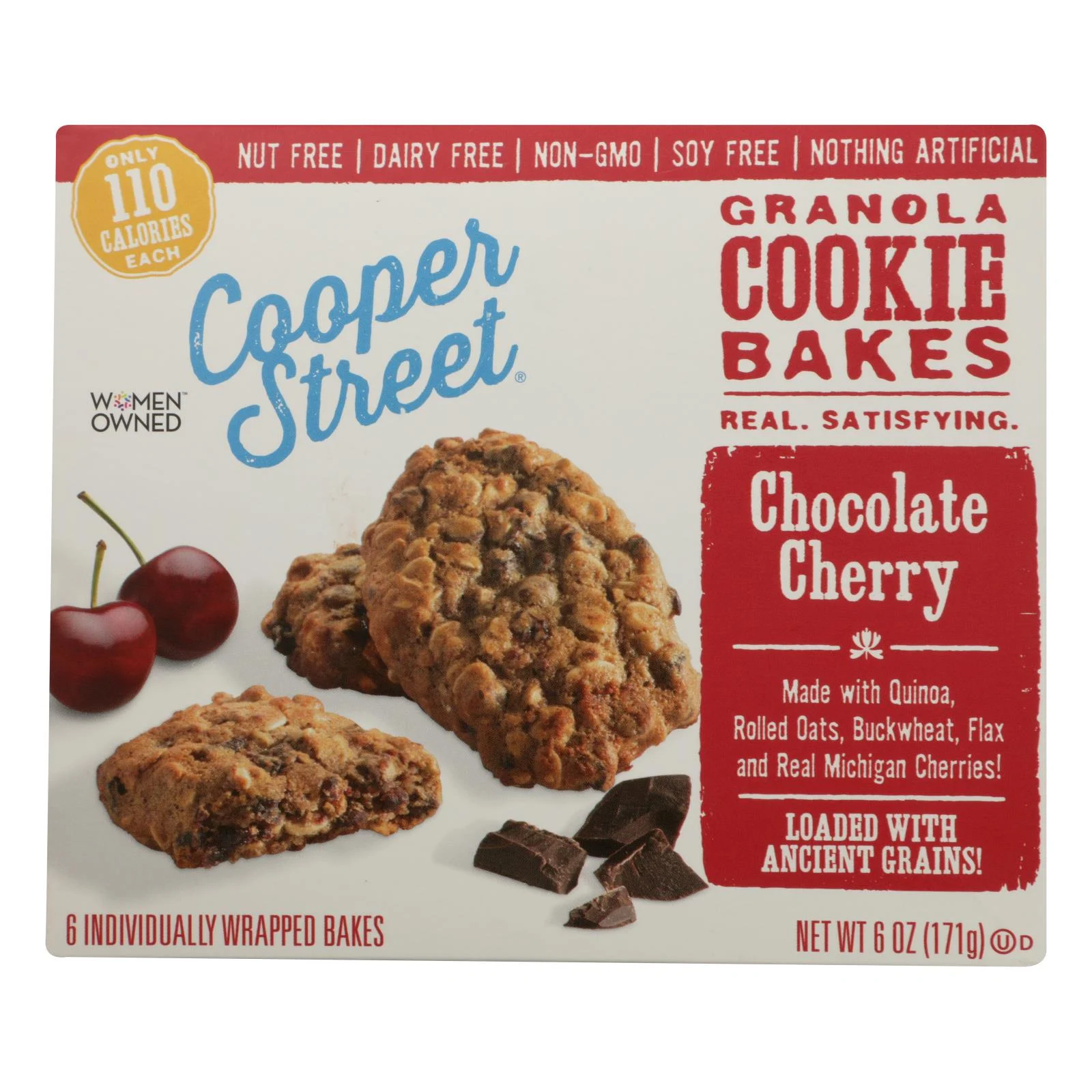 Cooper Street - Granola Bakes Chocolate Cherry - Case of 6 - 6 Ounce