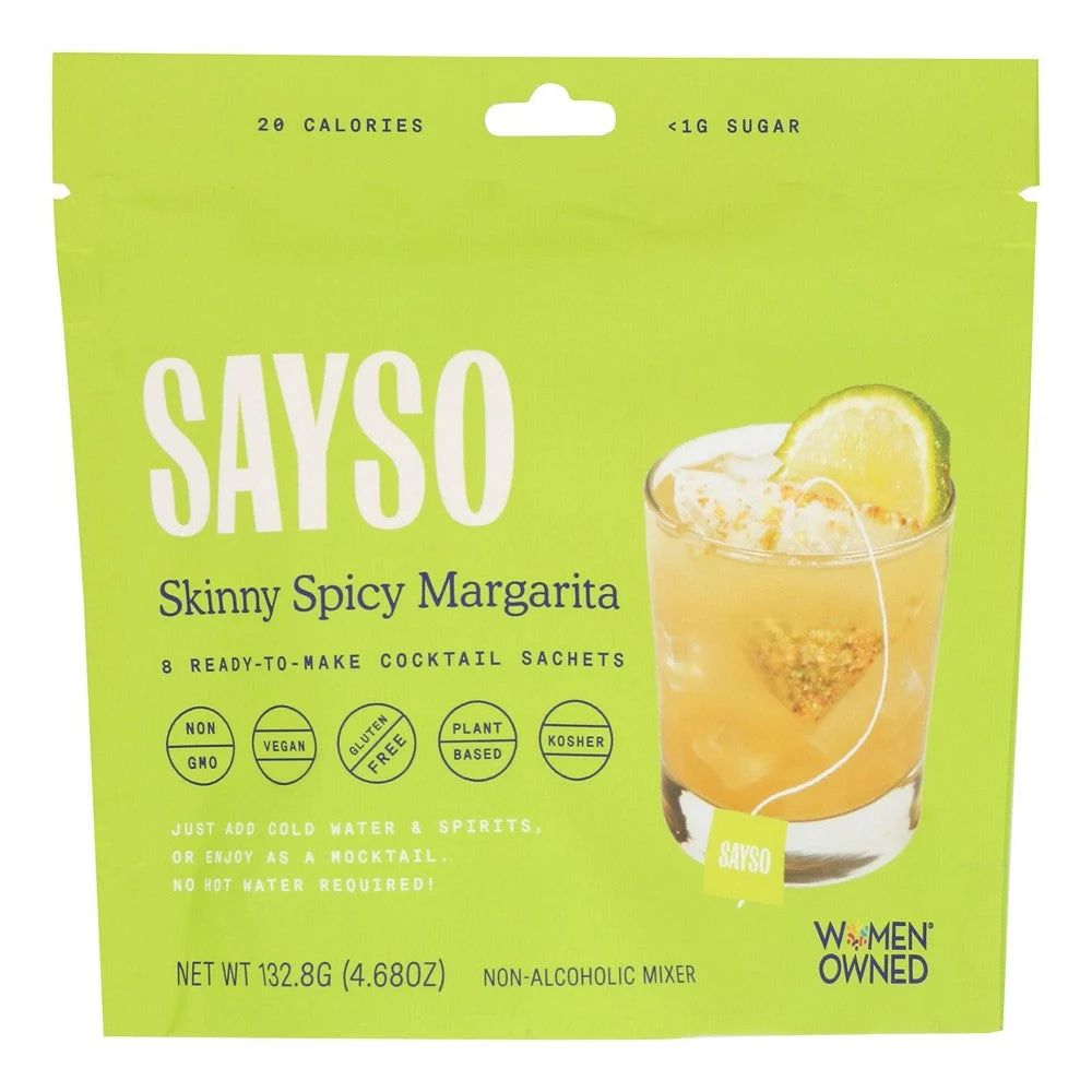 Sayso - Margarita Organic Skinny Spcy - Case of 6-4.68 OZ